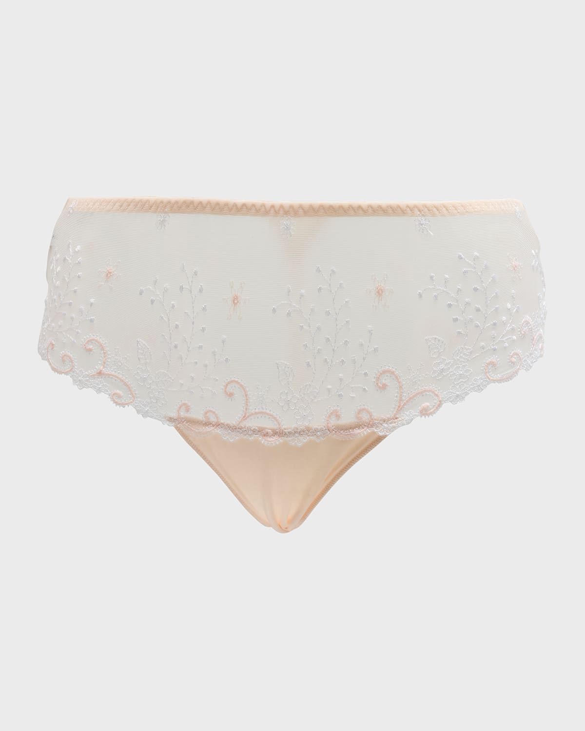 Delice Floral-Embroidered Boyshorts