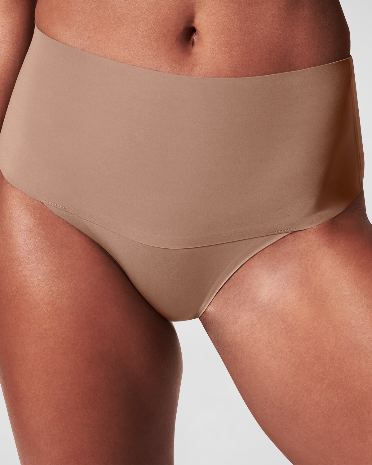 Spanx Undie-tectable Smoothing Thong In Cafe Au Lait-neutral In Cafe Au Lait