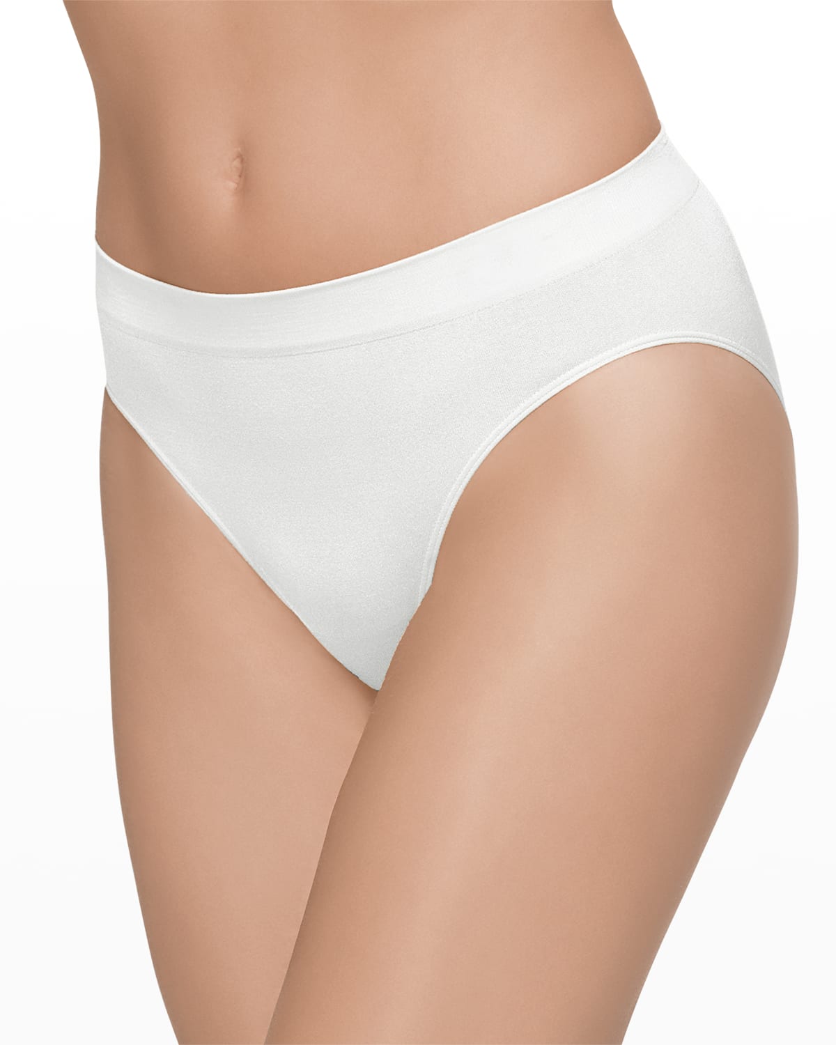 Wacoal Understated Cotton Hi-cut Brief In White