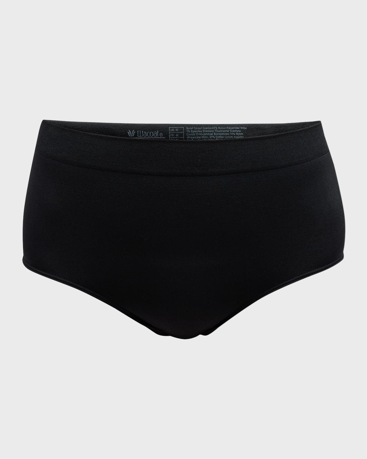 Wacoal B-smooth Seamless Hi-cut Brief In Black