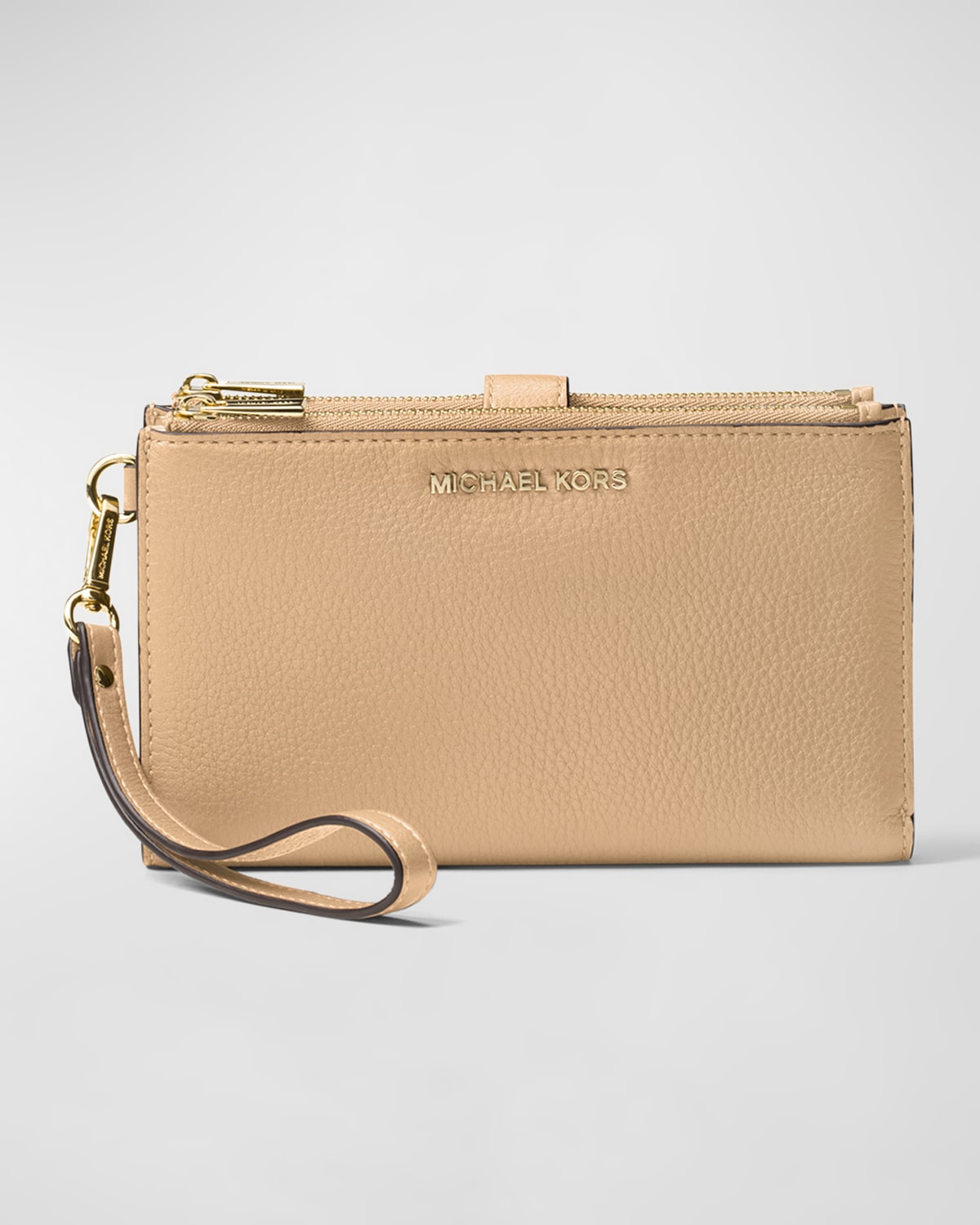 Michael michael kors adele double zip hot sale pebble leather crossbody