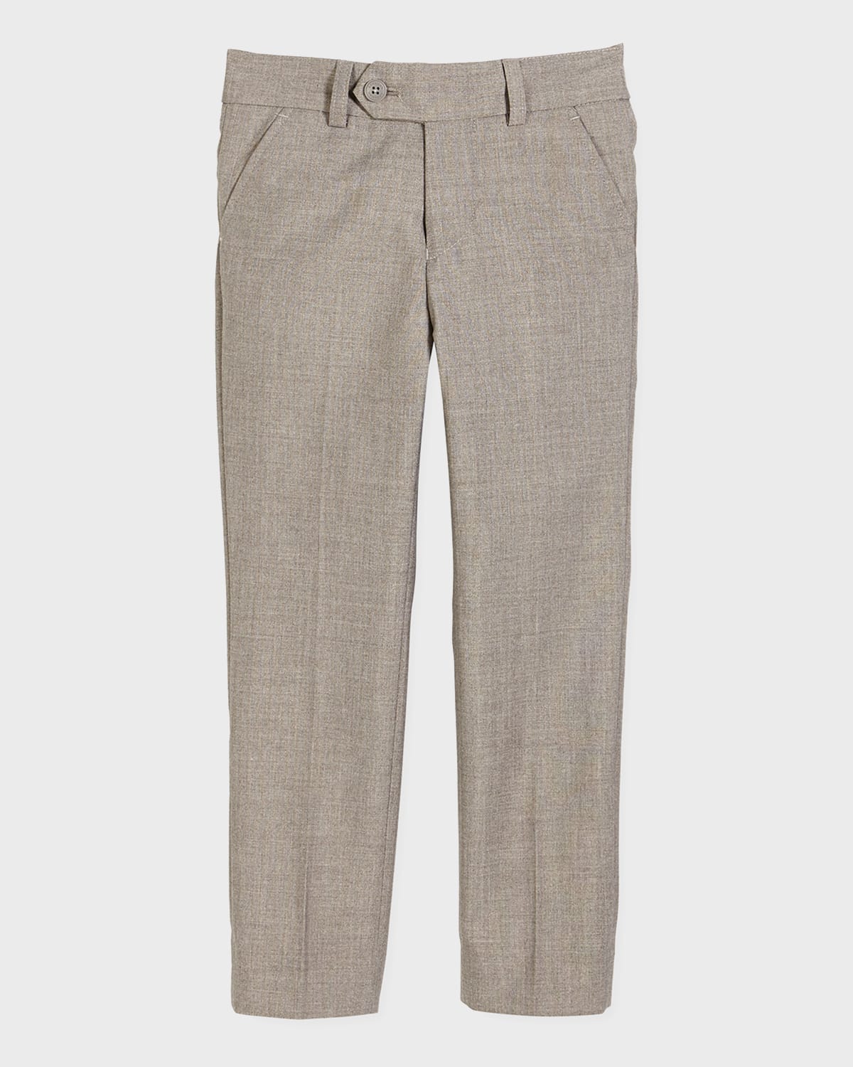 Slim Suit Pants, Light Gray, Size 2-14