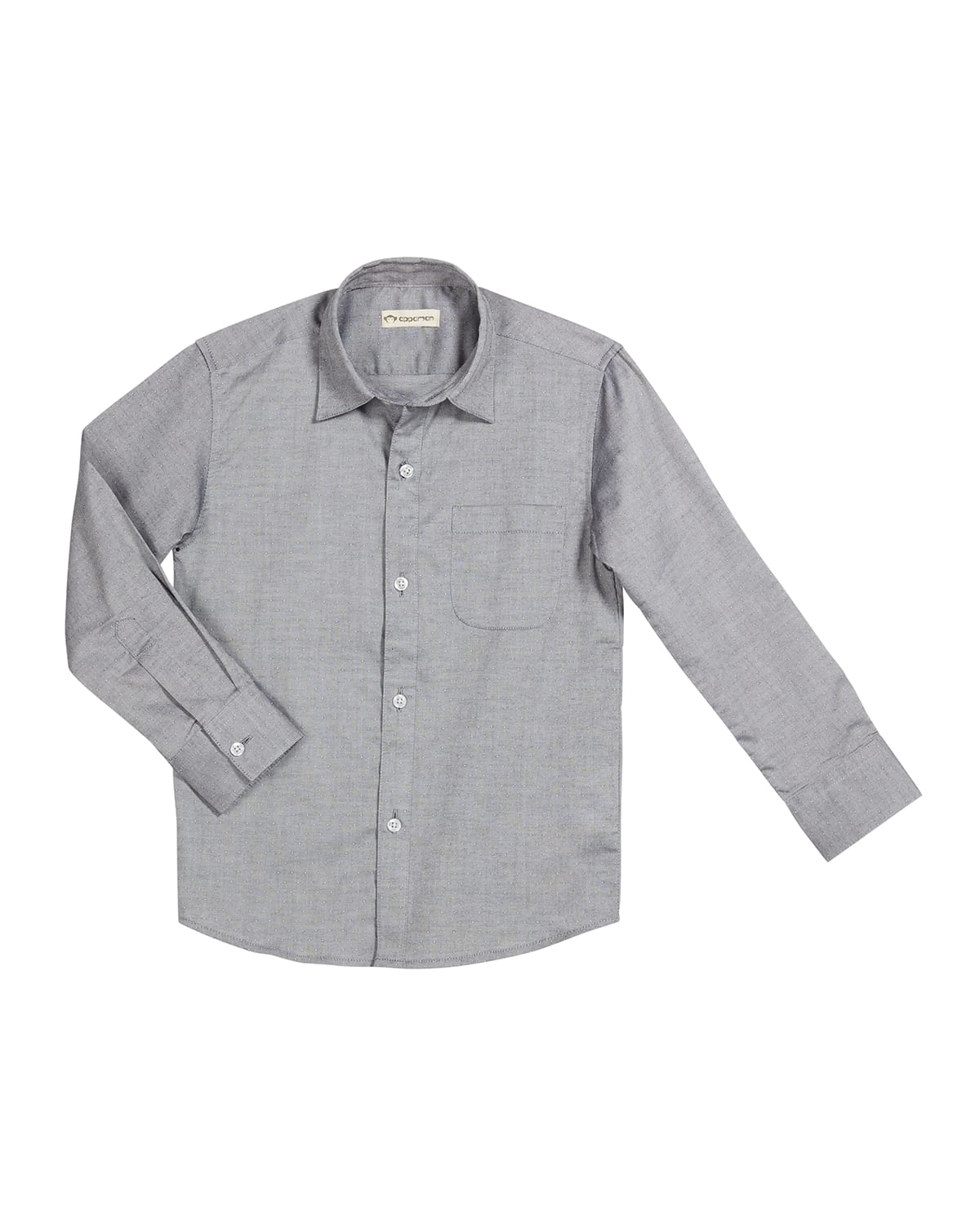 Appaman The Standard Poplin Shirt In Grey