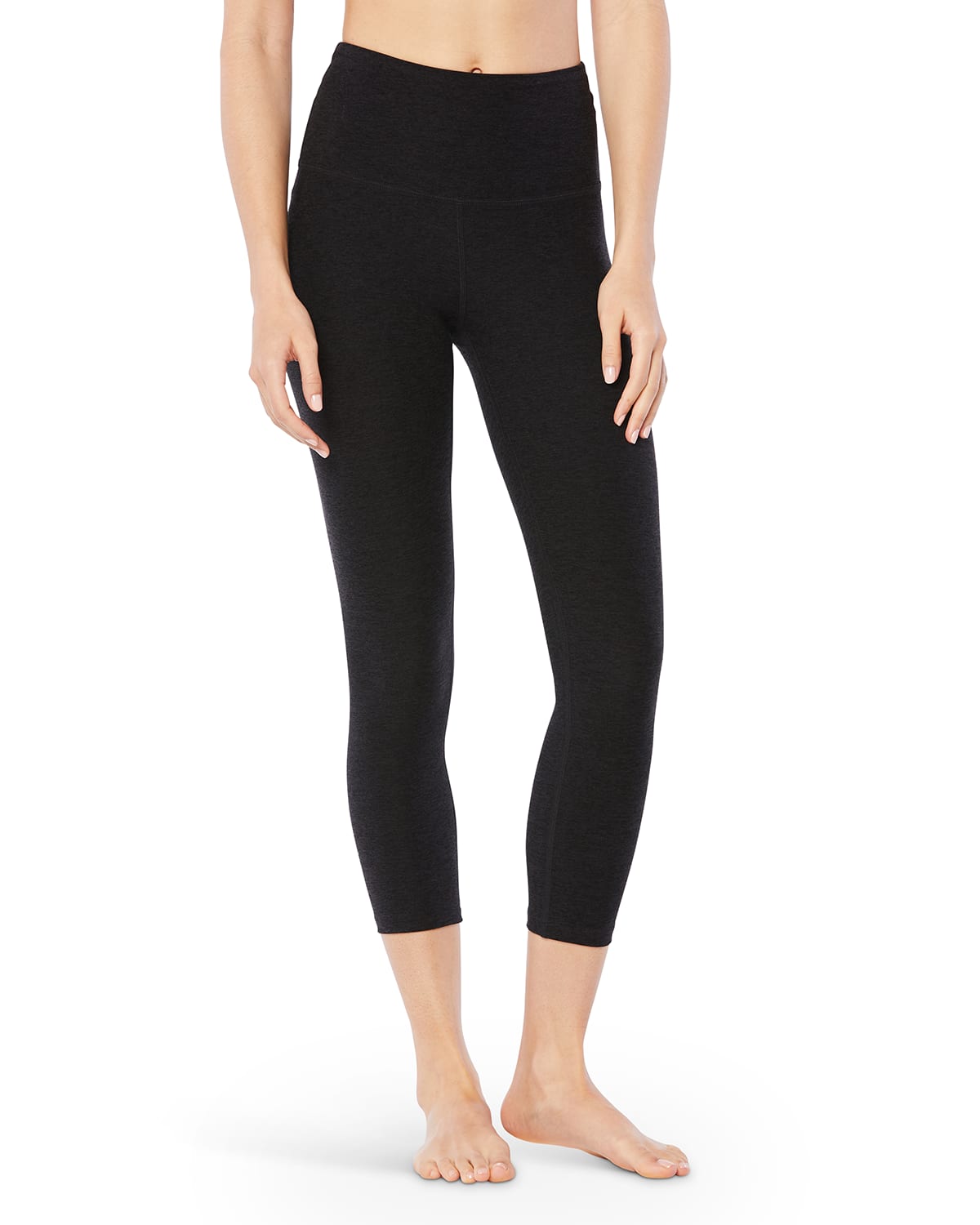 Beyond Yoga Spacedye Caught In The Midi High Waisted Legging In Darkest Night