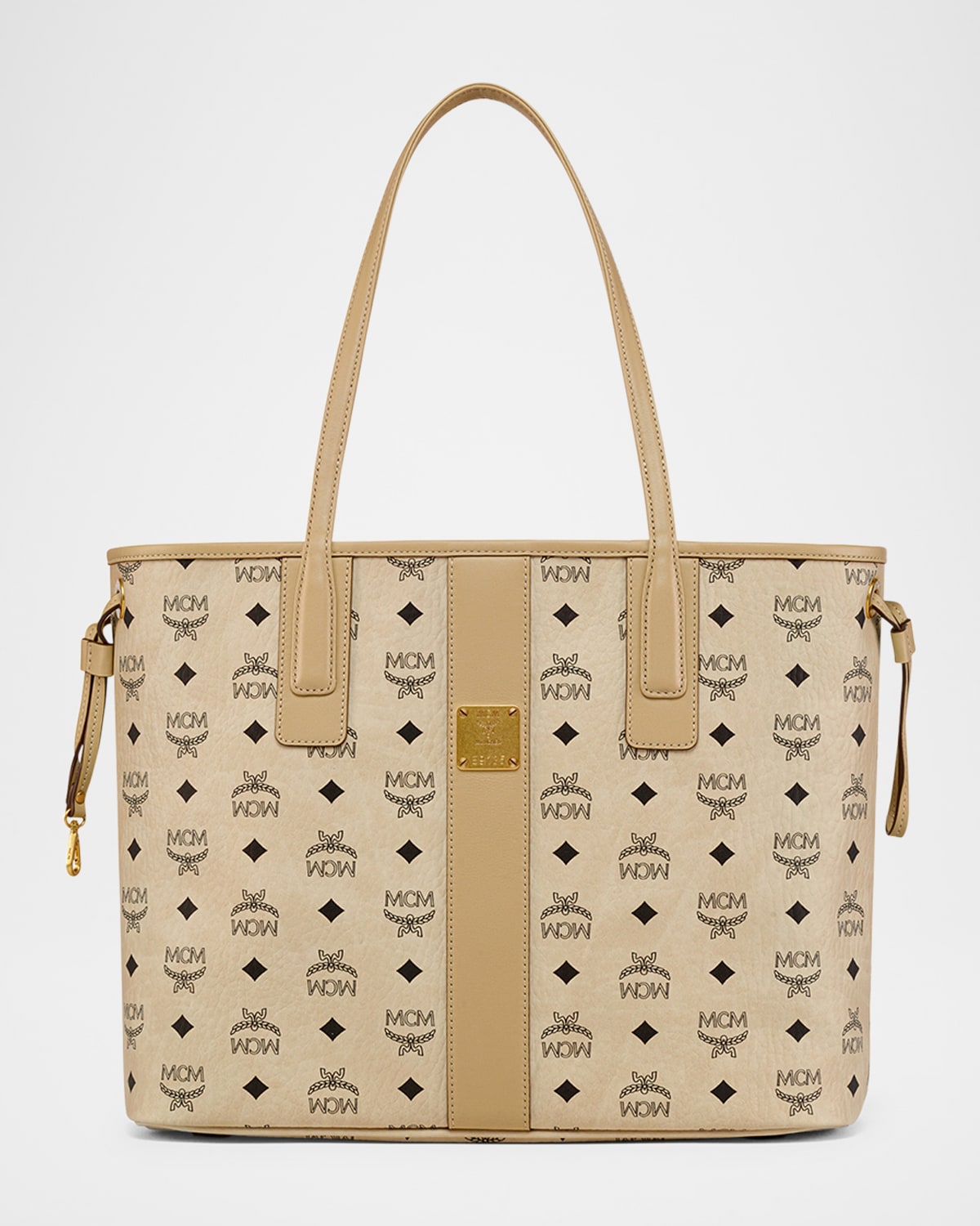 MCM, Bags, New Authentic Mcm Liz Reversible Medium Visetos Tote Bag