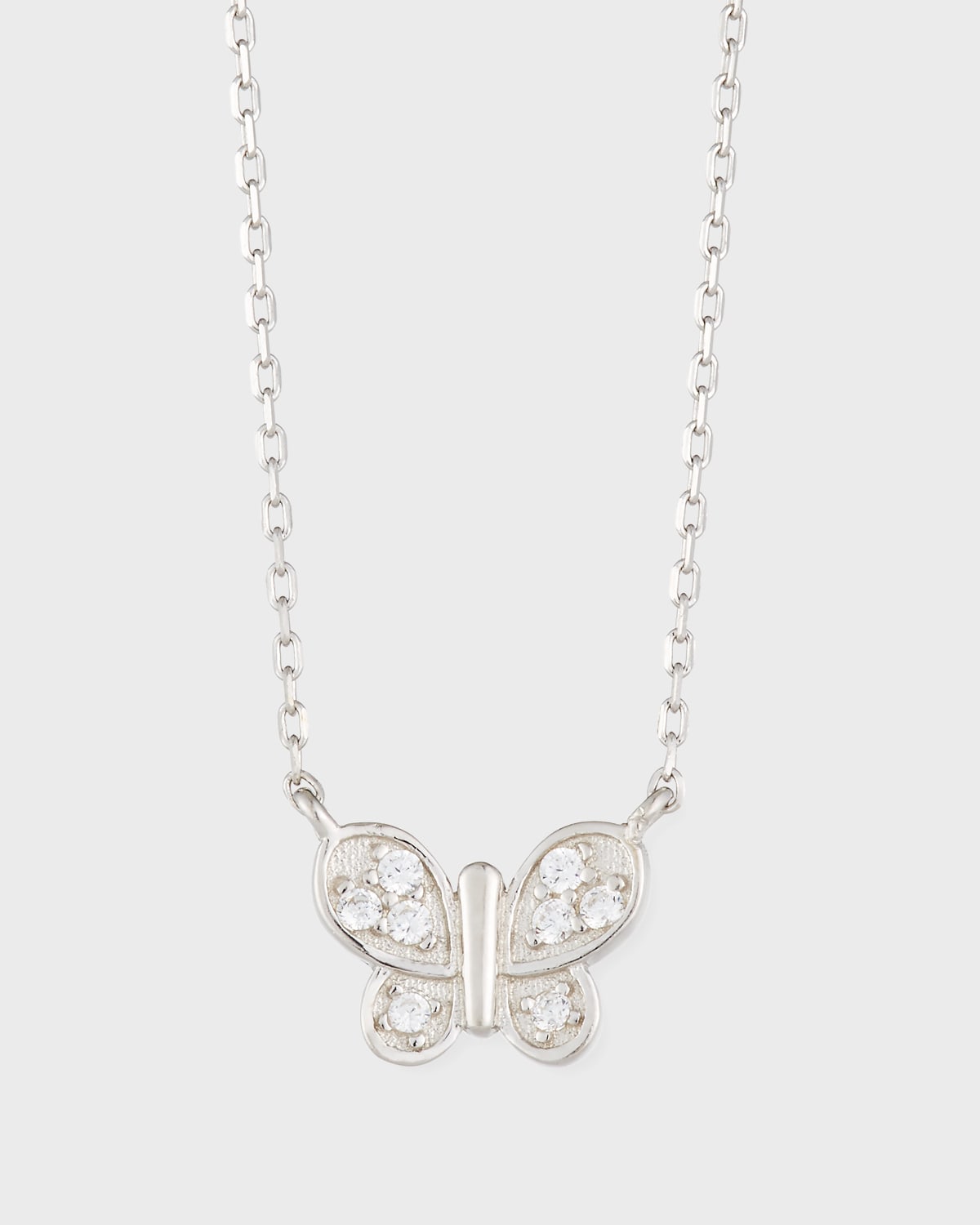 Helena Girls' Sterling Silver Butterfly Necklace