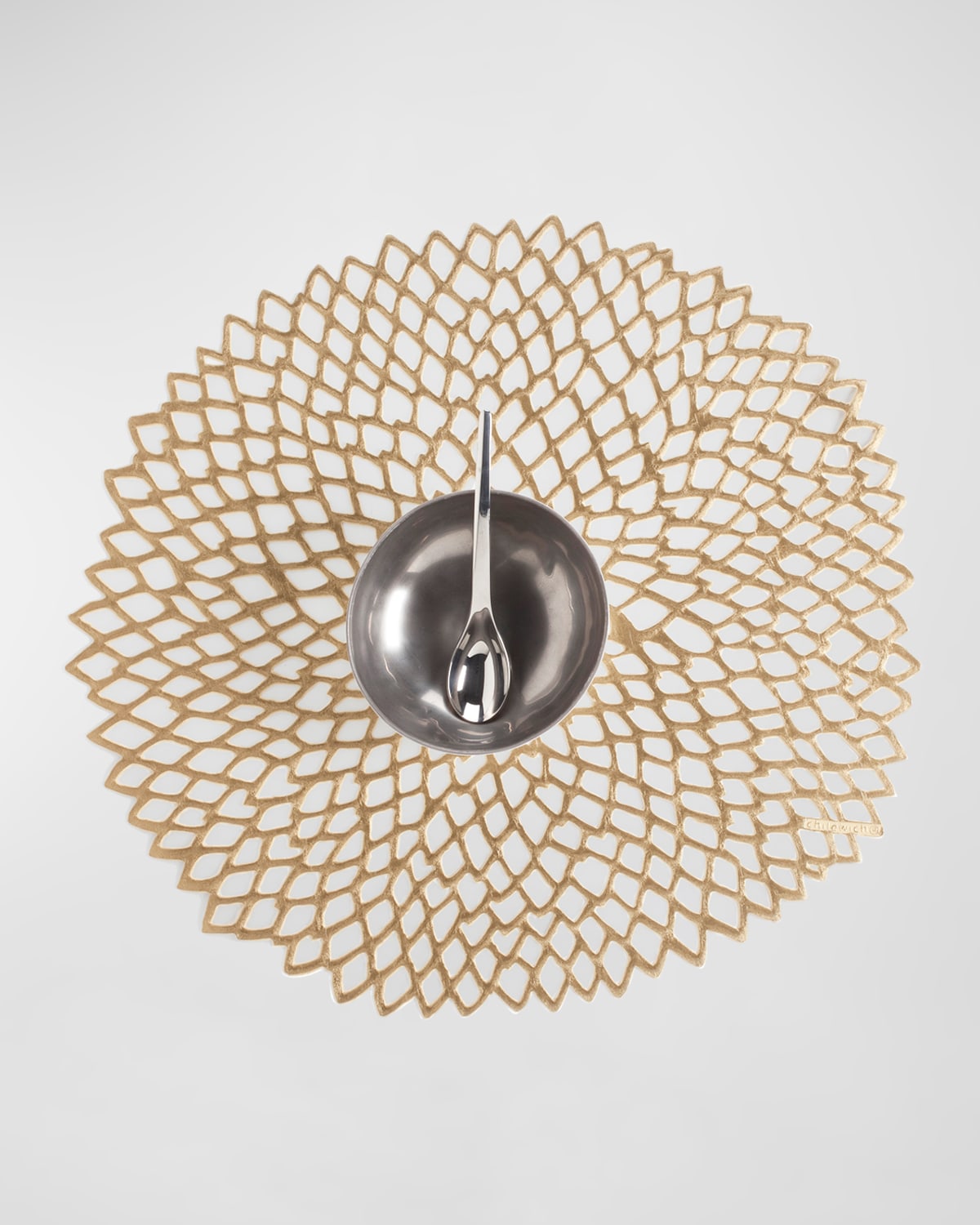Shop Chilewich Dahlia Placemat In Brass
