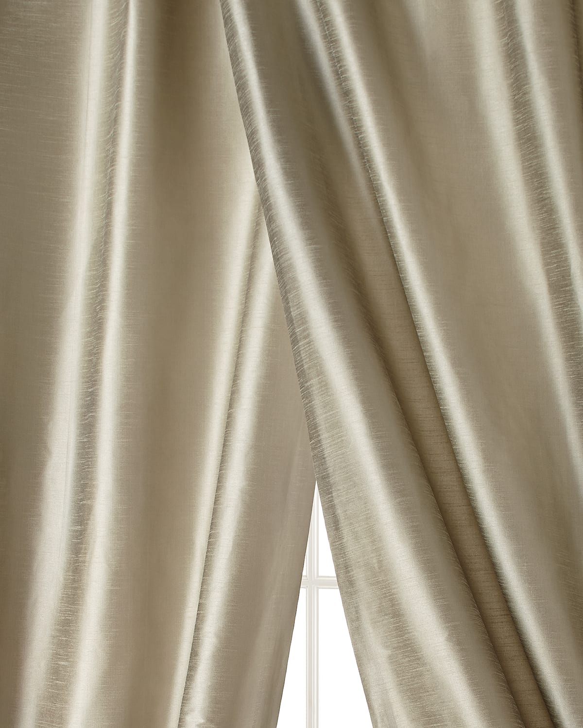 Shop Home Silks 96"l Manhattan Curtain In Dove