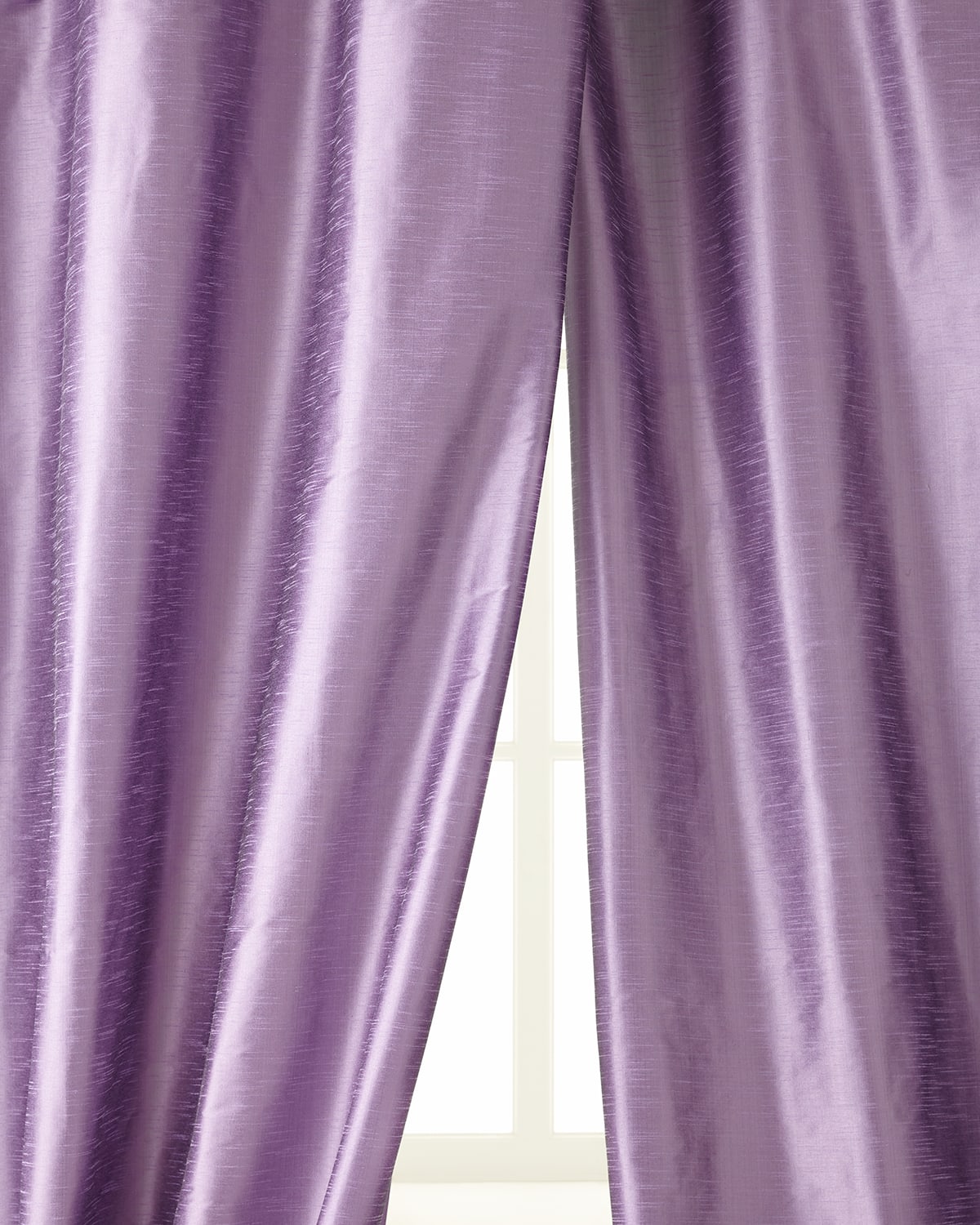 Shop Home Silks 96"l Manhattan Curtain In Lilac