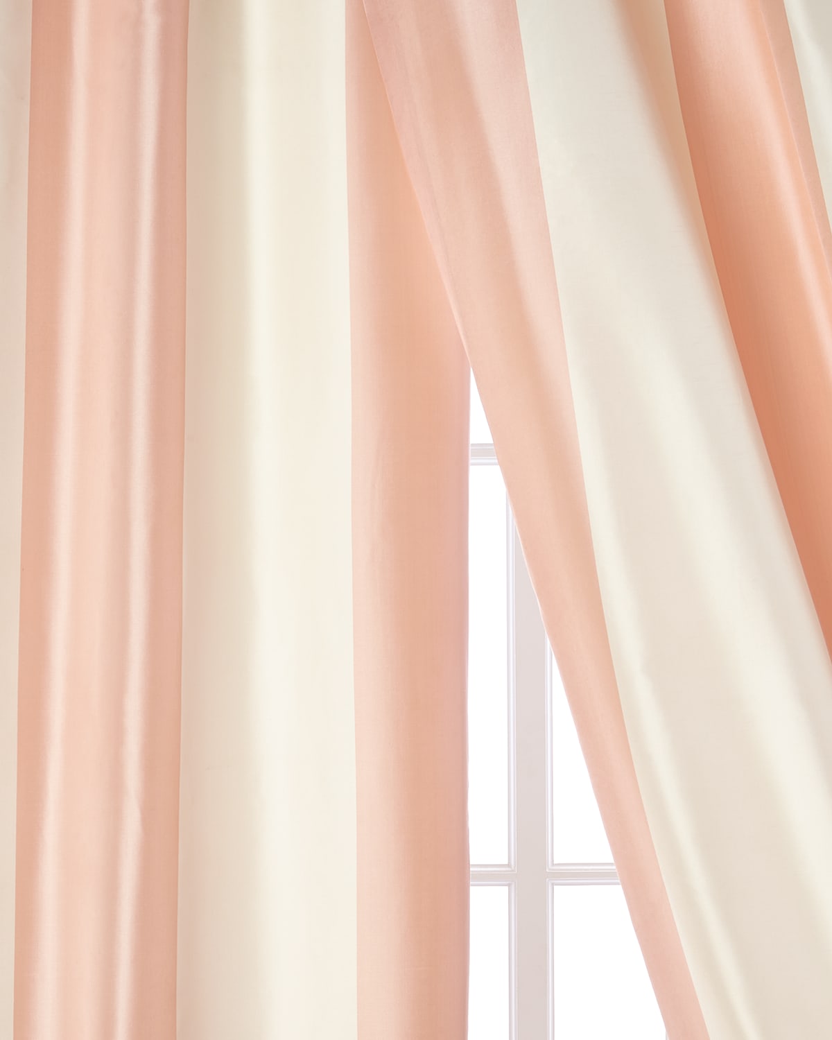 Shop Home Silks Each Hampton Curtain, 120"l In Pink