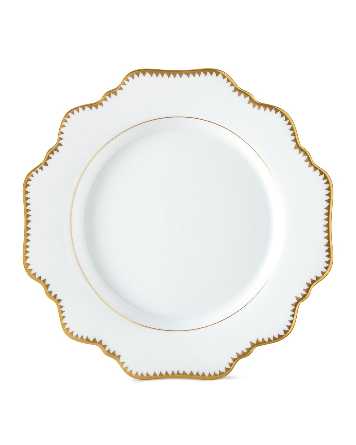 Shop Anna Weatherley Simply Anna Antiqued Bread And Butter Plate In White/gold