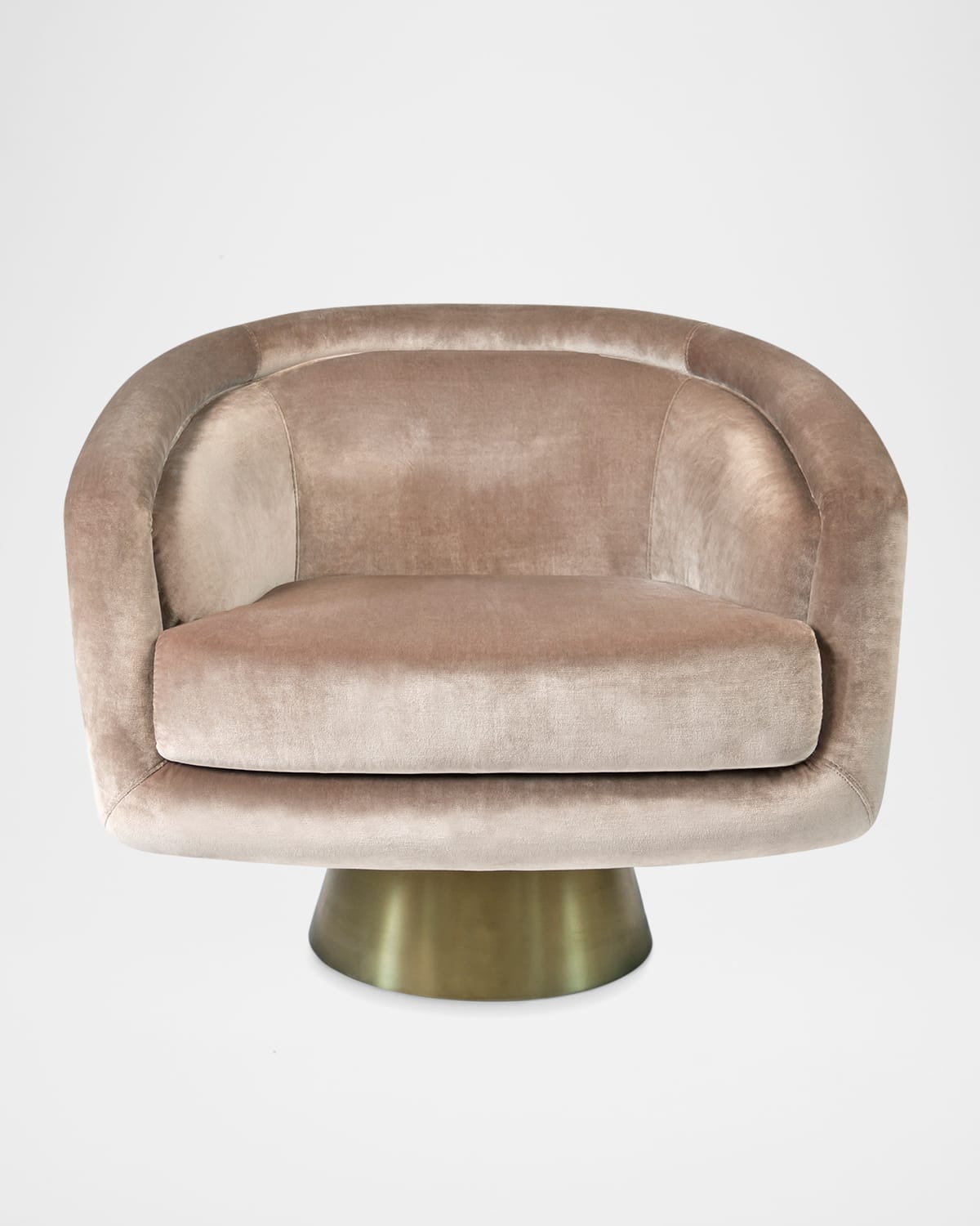 Jonathan Adler Bacharach Velvet Swivel Chair