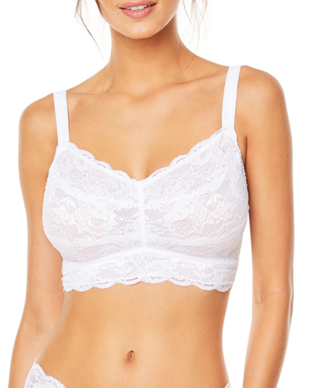 Shop Cosabella Never Say Never Curvy Sweetie Soft Bra (larger Cup) In White