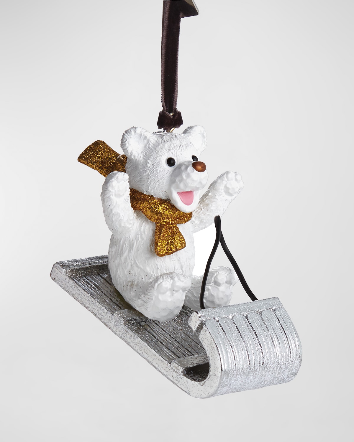 Michael Aram Sledding Teddy Bear Ornament