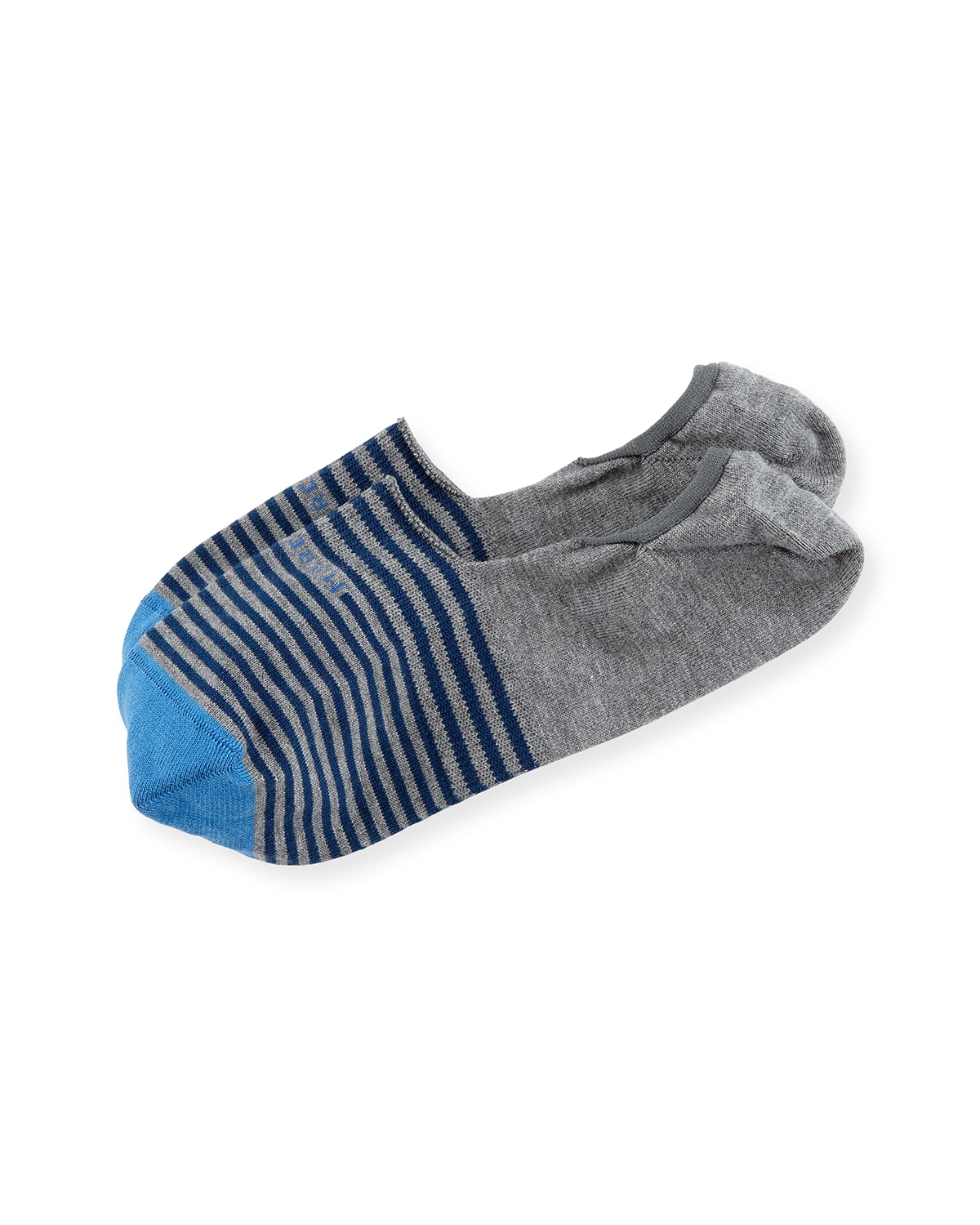 Invisible Touch Striped No-Show Socks