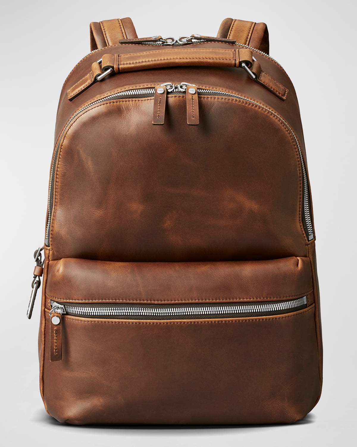 Shop Shinola Men's Runwell Leather Backpack In Medium Brown