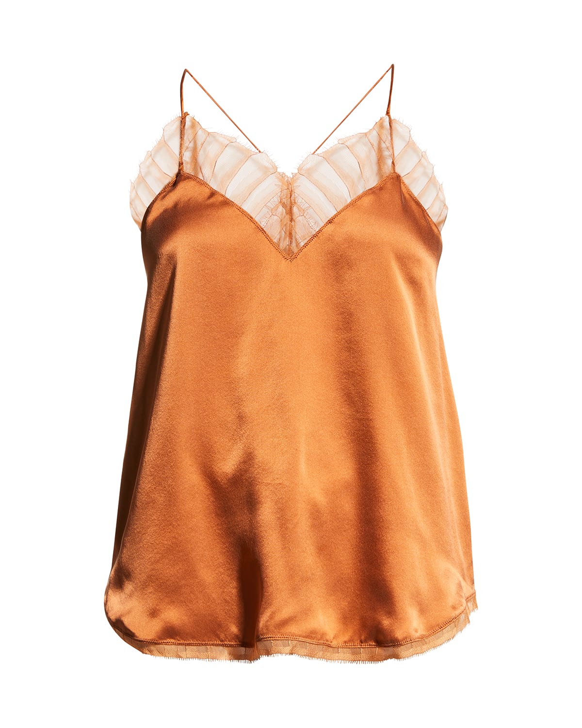 Iro Berwyn Silk Camisole Top In Camel