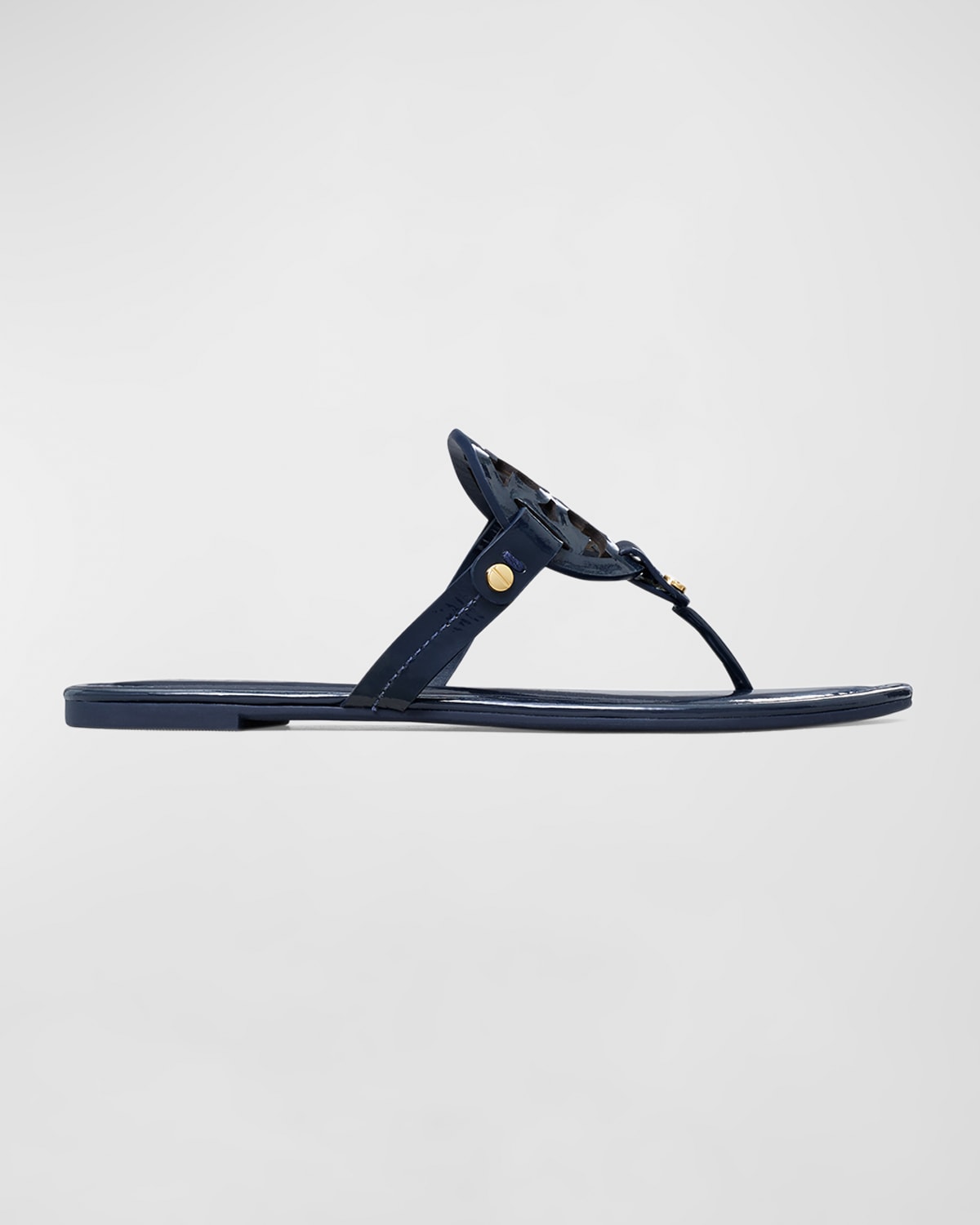 TORY BURCH MILLER PATENT LEATHER SANDALS 