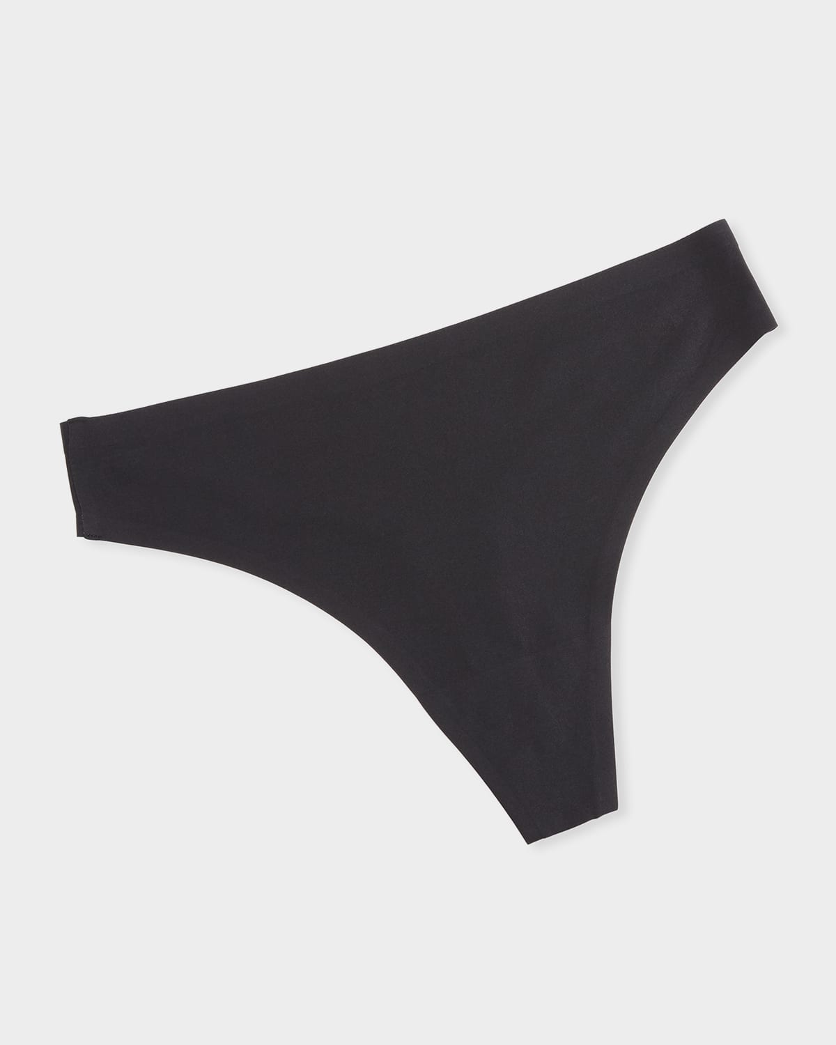 Shop Chantelle Soft Stretch Microfiber Thong In Black