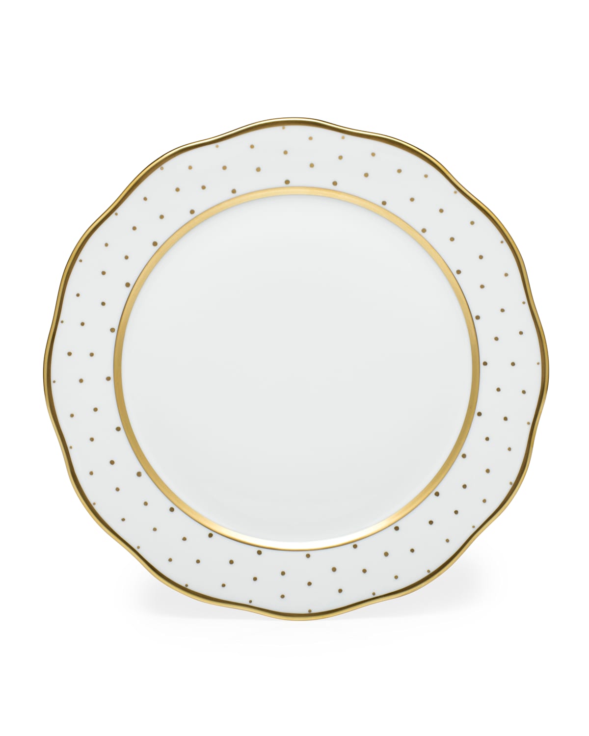 Herend Connect The Dots Charger Plate In White/gold