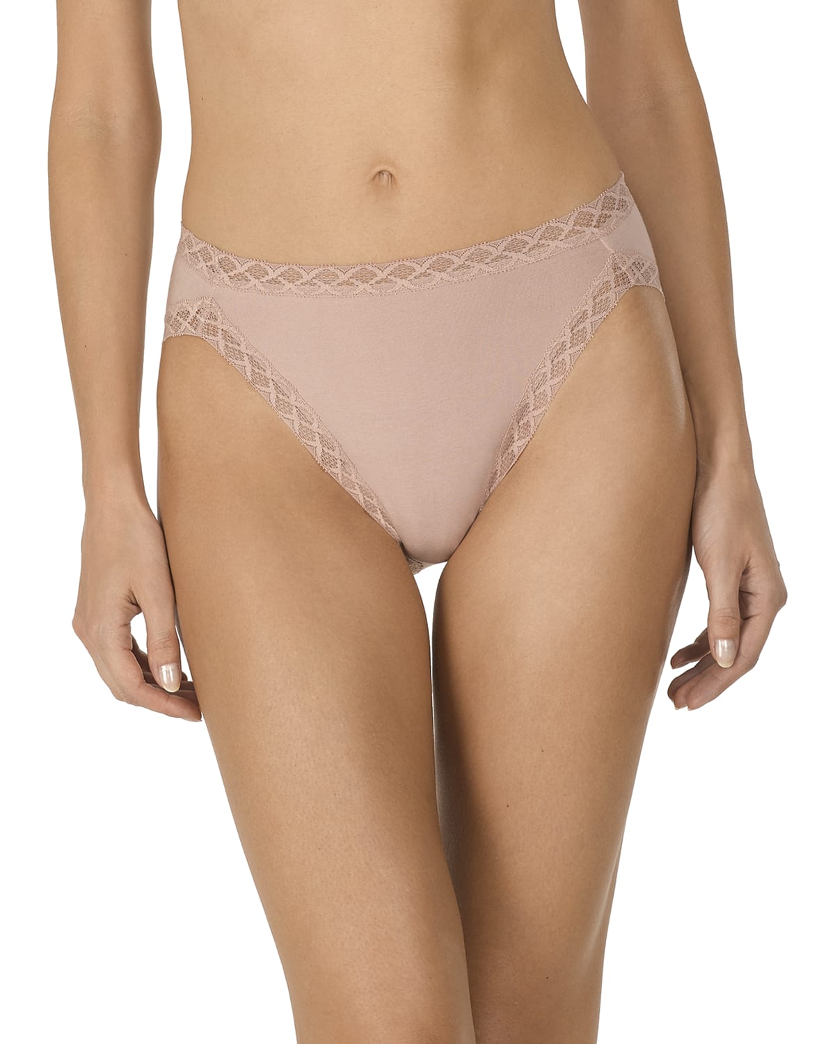 NATORI BLISS FRENCH CUT LACE TRIMMED BRIEFS