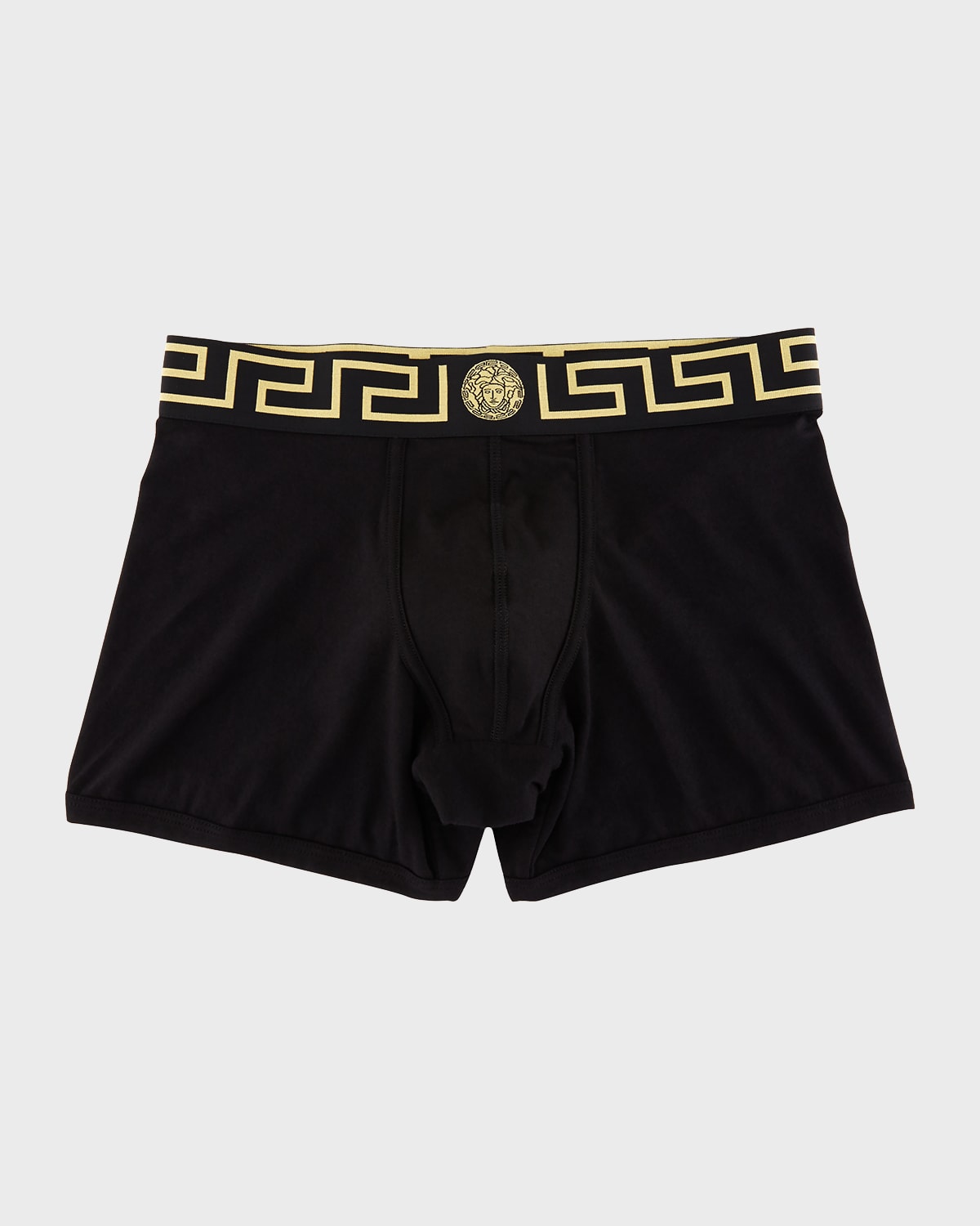 Greca Border Long Boxer Trunks