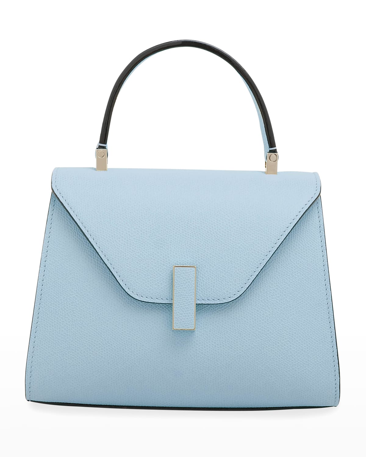 Valextra Iside Mini Leather Satchel Bag In Bf Fiordaliso