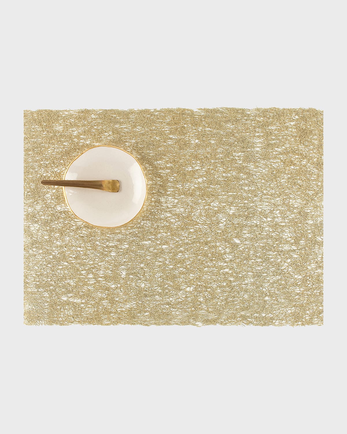 Chilewich Metallic Lace Placemat In Gold