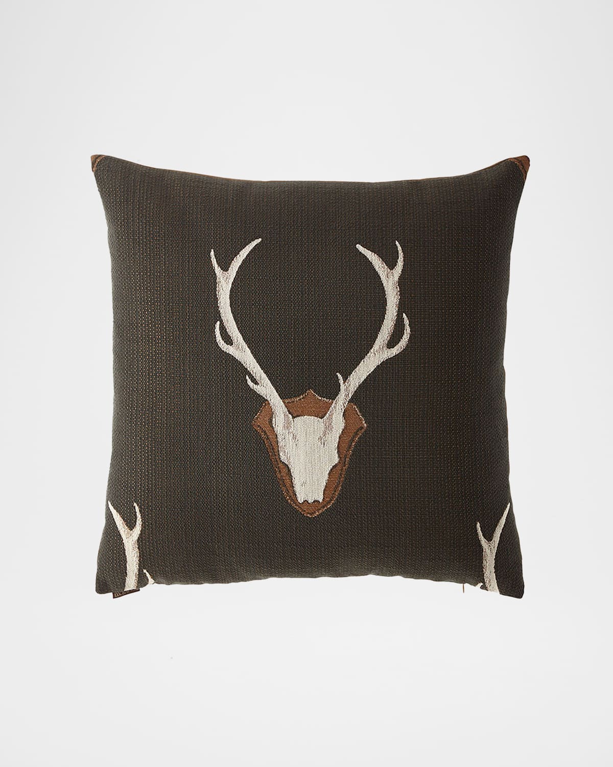 D.v. Kap Home Loren Deer Pillow In Grey