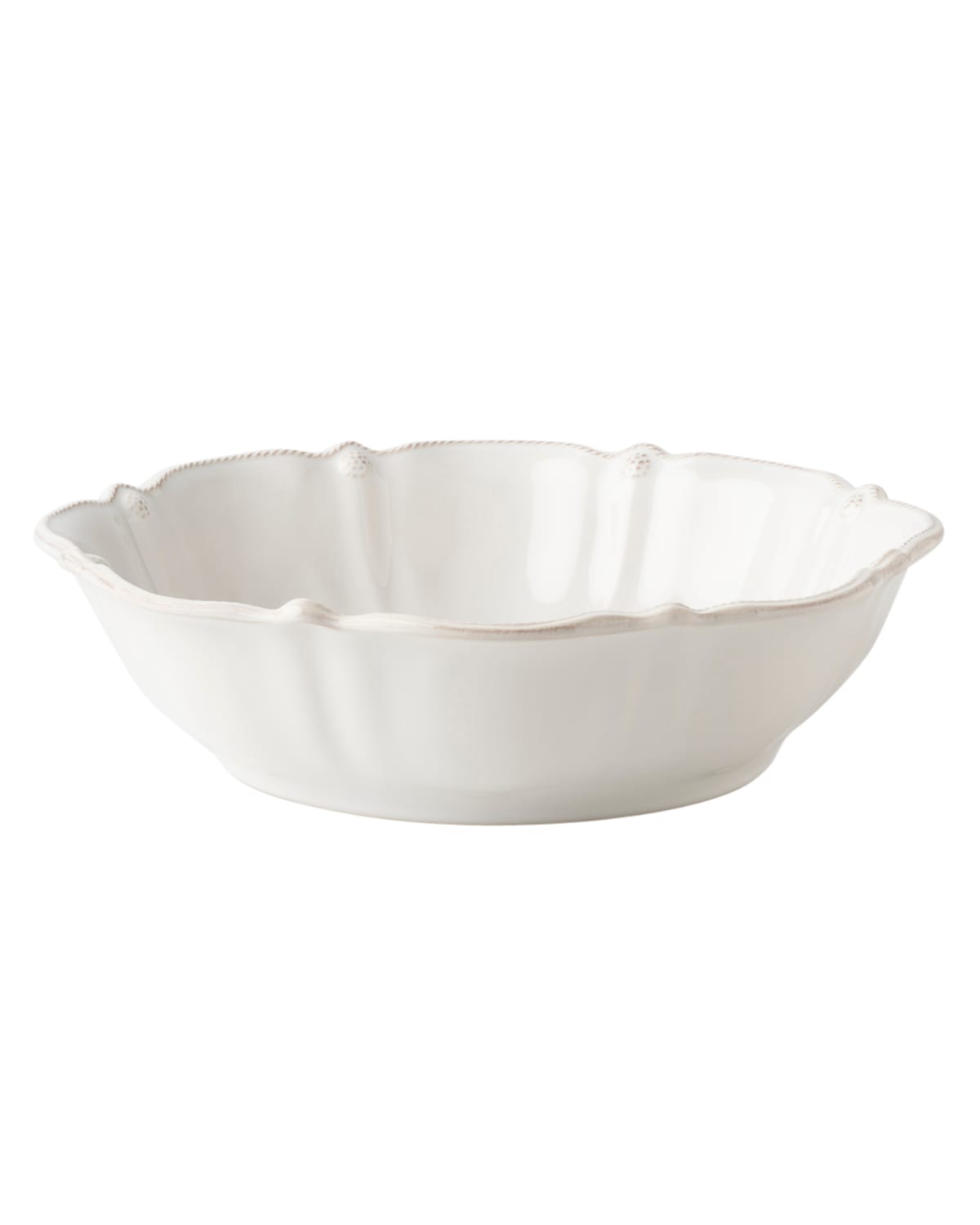 Juliska Berry & Thread Whitewash 13" Bowl In Whitewash
