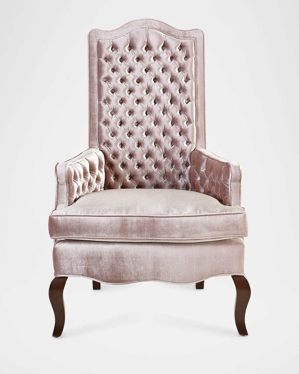 Haute House Marion Tall Back Tufted Chair In Amethyst