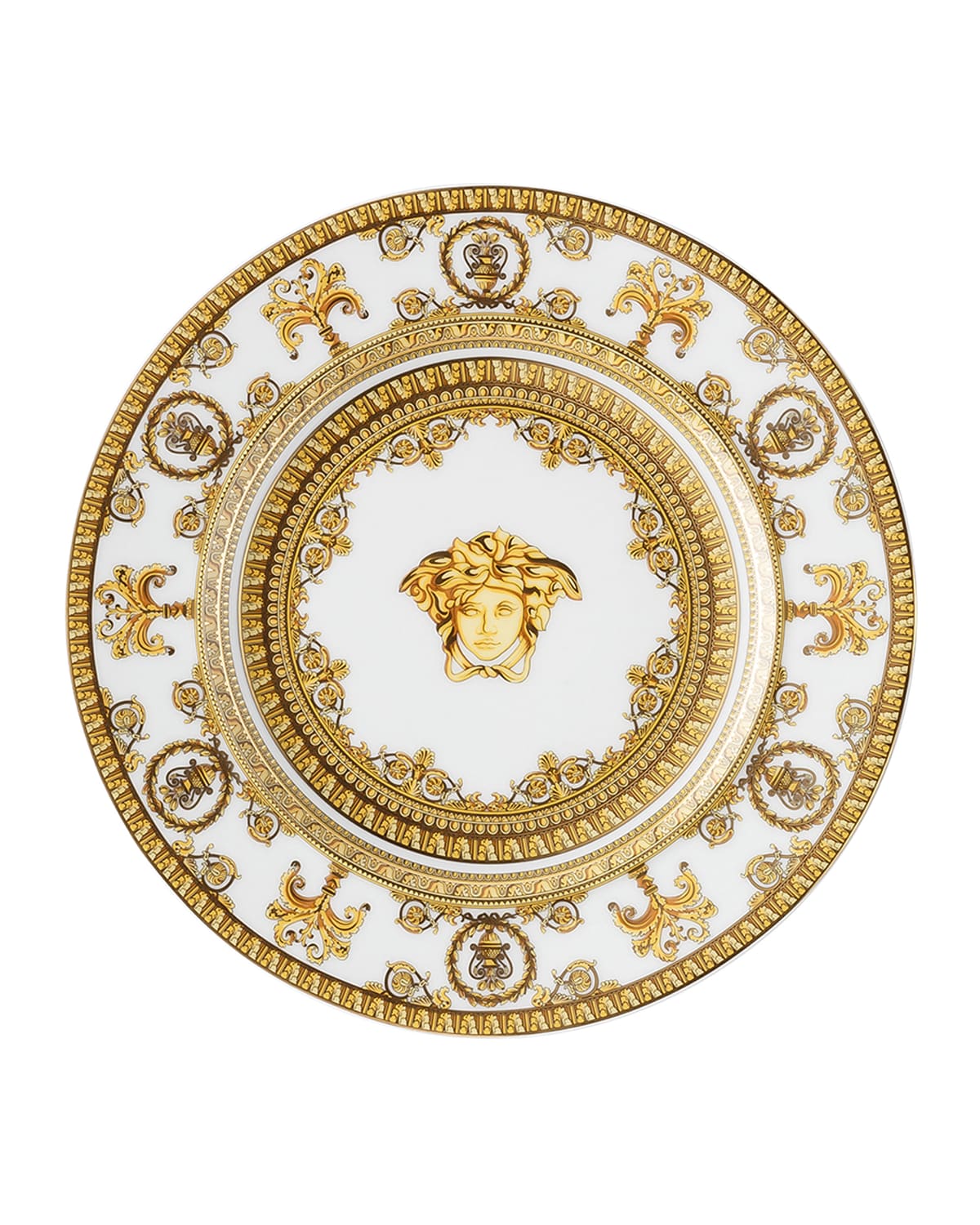 Shop Versace I Love Baroque Bread And Butter Plate In White