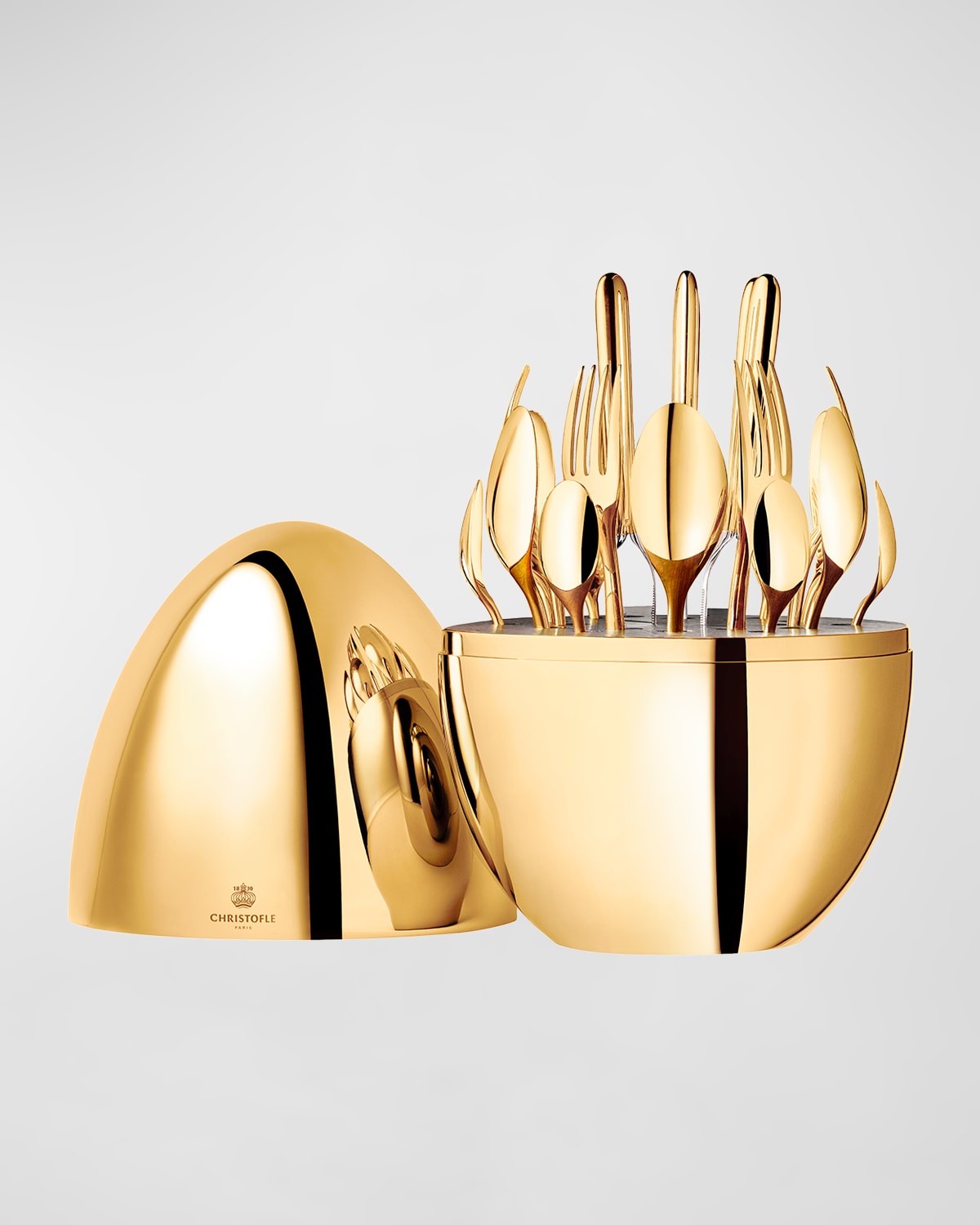 Christofle 24-piece Gold Mood Flatware Service In Gold