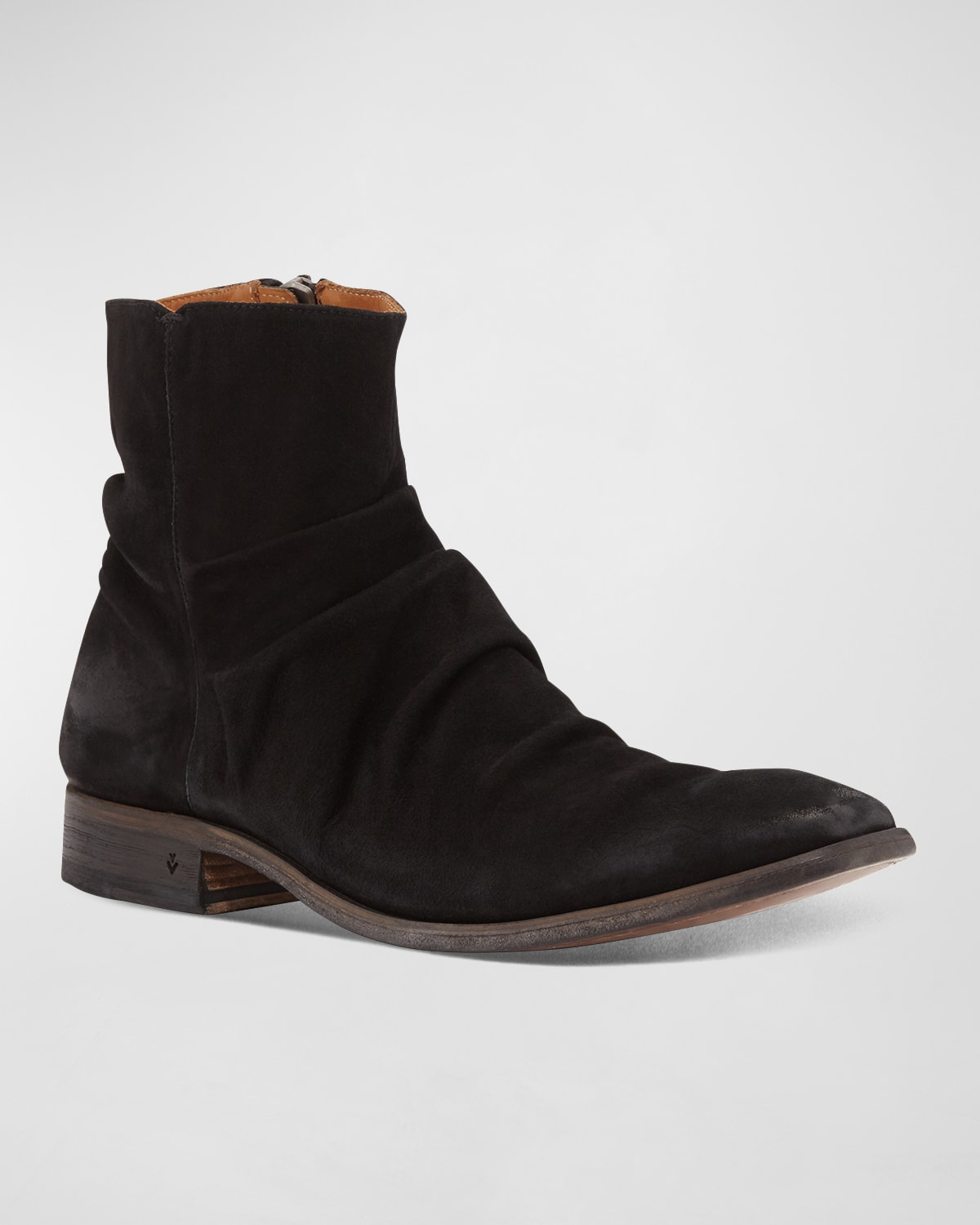 John Varvatos Men's Morrison Sharpei Suede Boots In Black