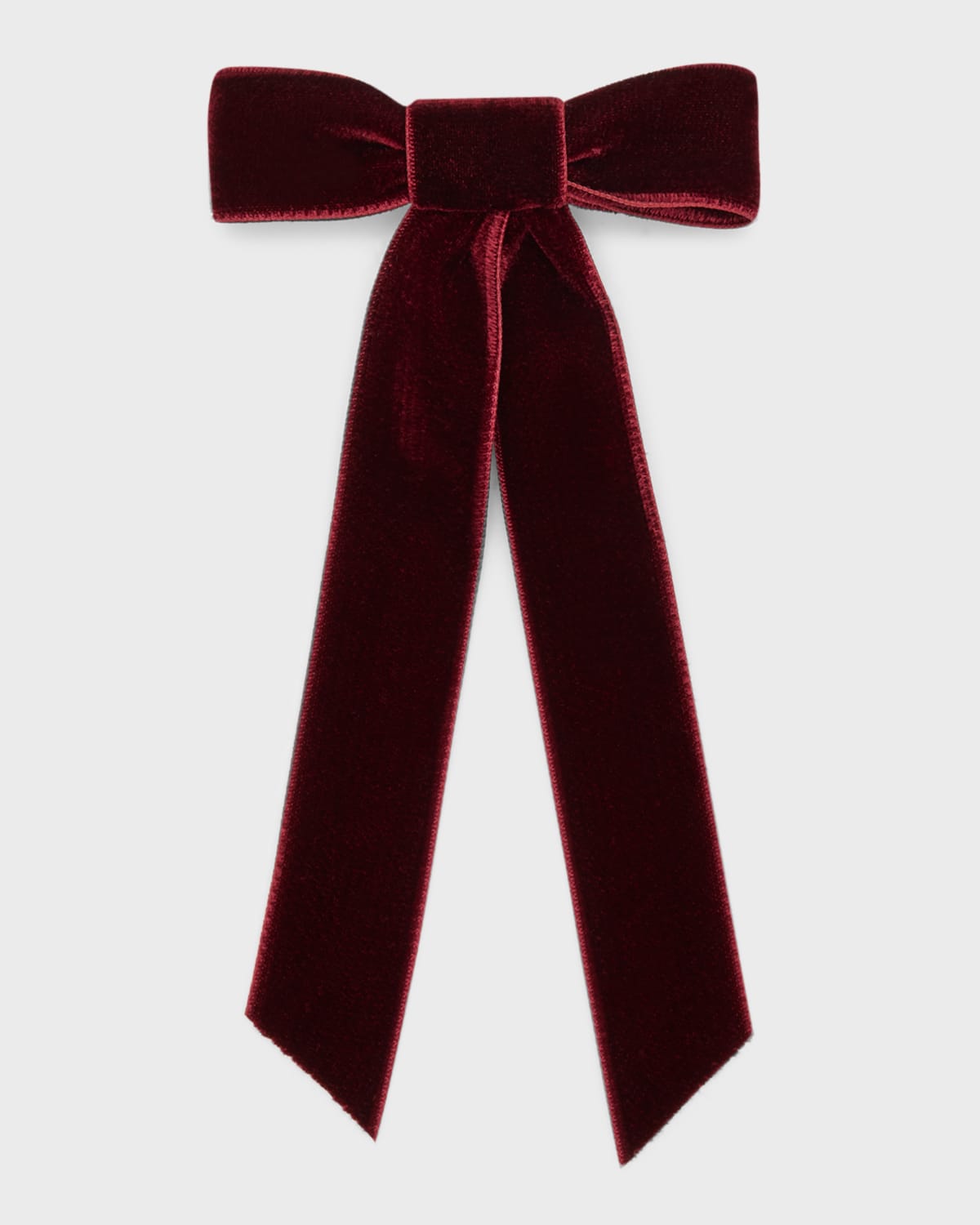 Velvet Bow Barrette