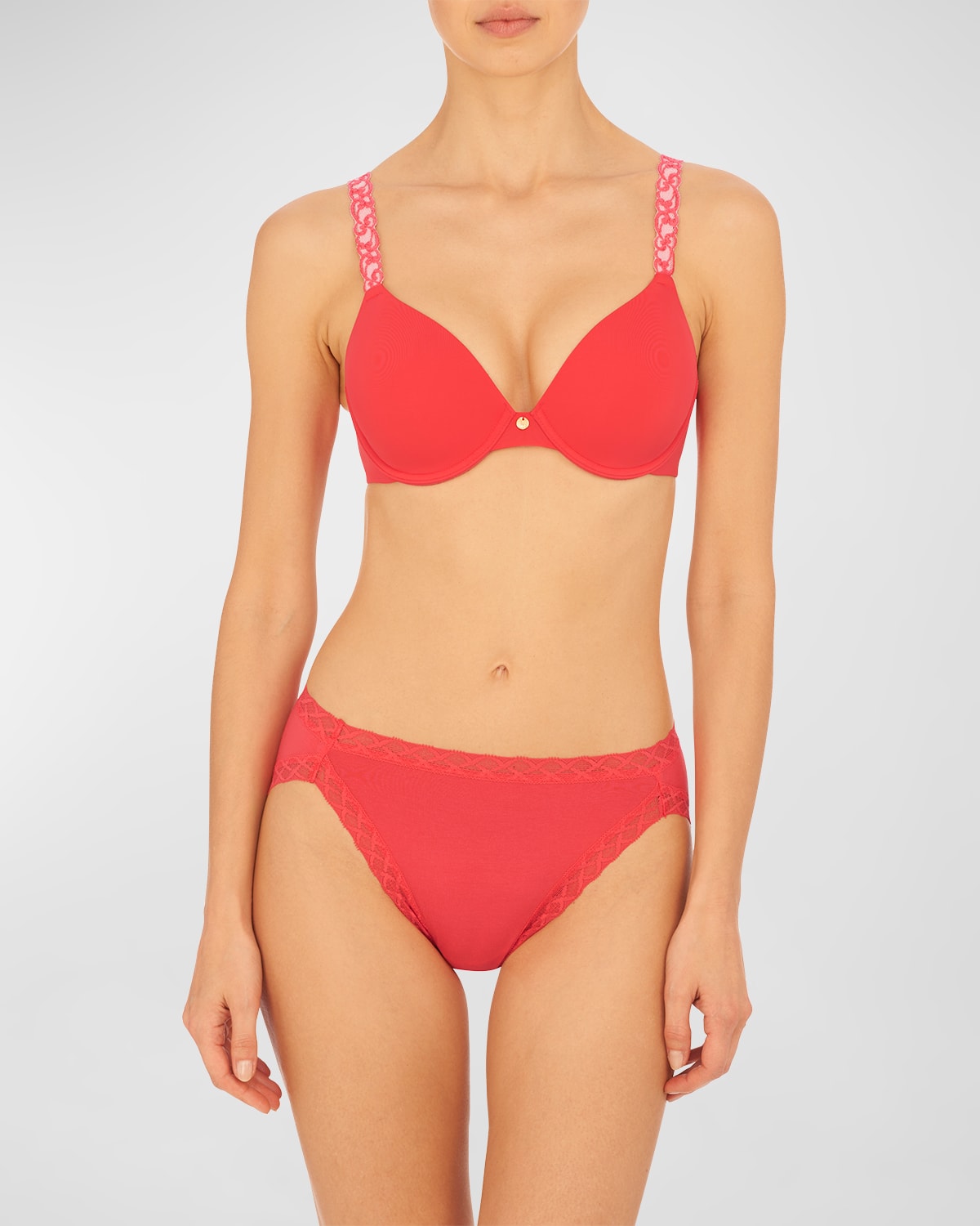 Natori Pure Luxe Underwire T-shirt Bra In Blossom Bright Co