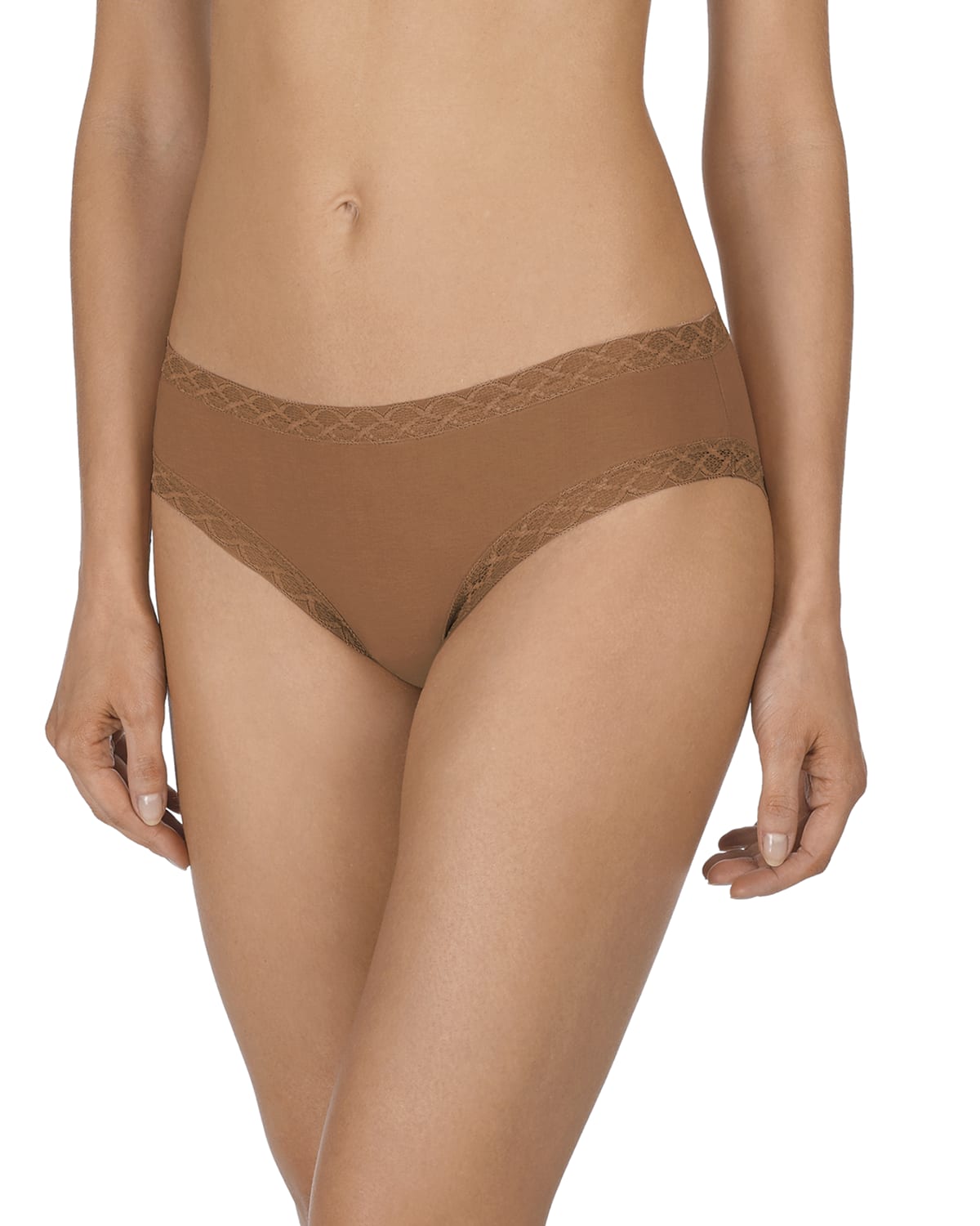 Natori Bliss Cotton Girl Briefs In Glow