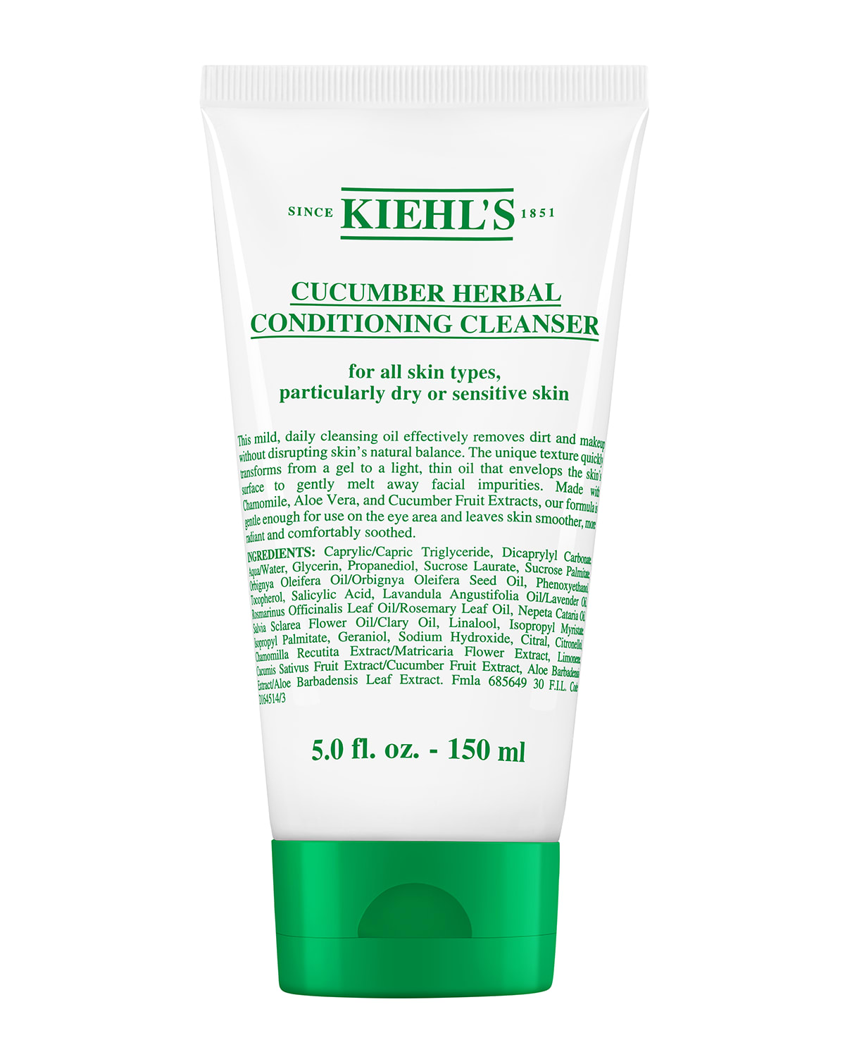 Cucumber Herbal Conditioning Cleanser, 11.7 oz.