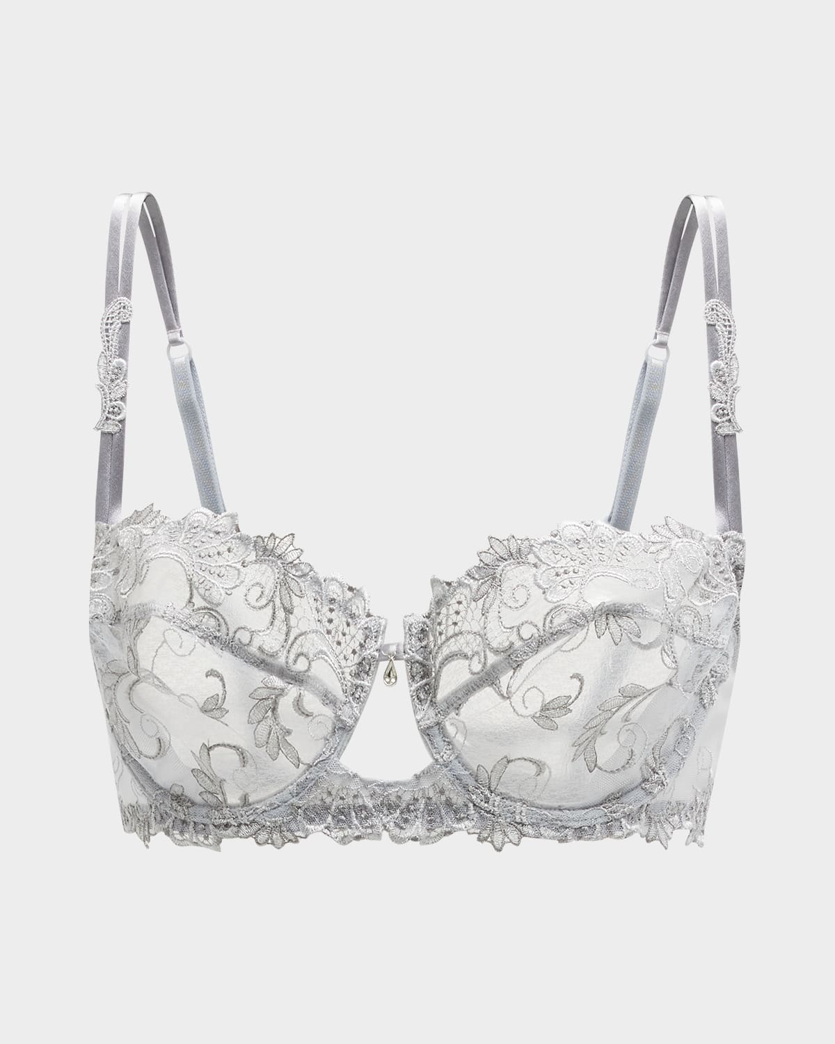 Black Dressing Floral 3/4 Cup Bra main image 1