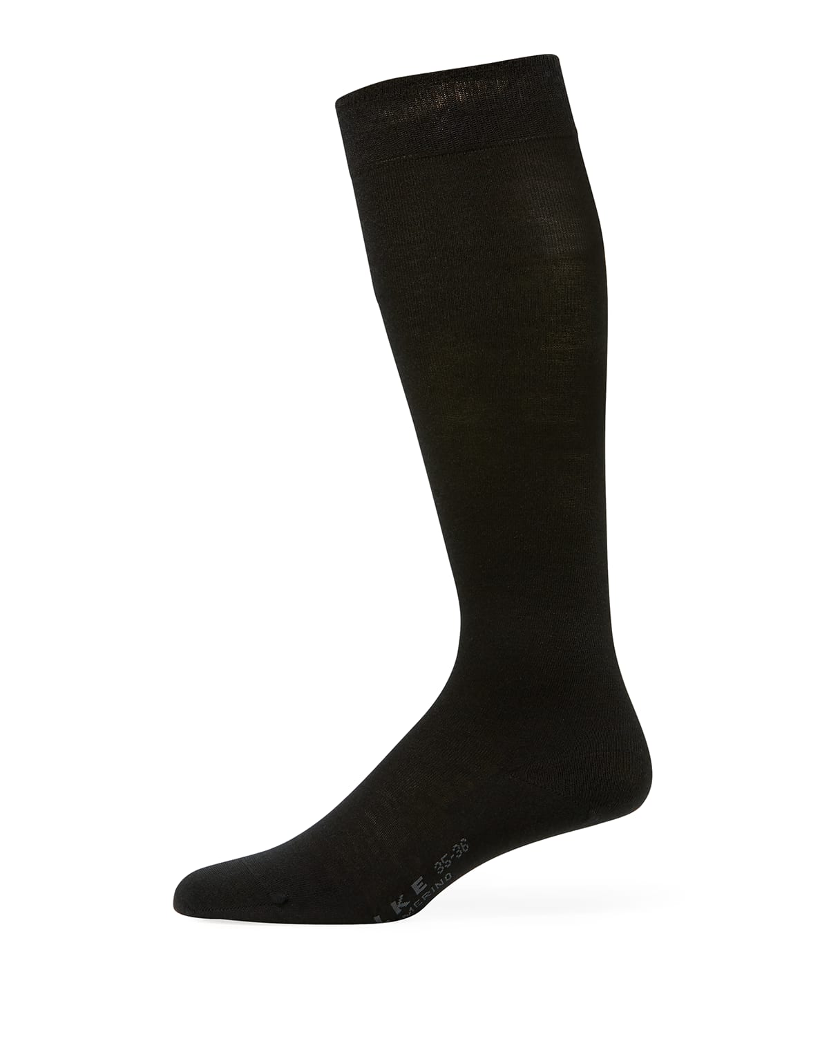 Shop Falke Wool-blend Knee-high Socks In Black