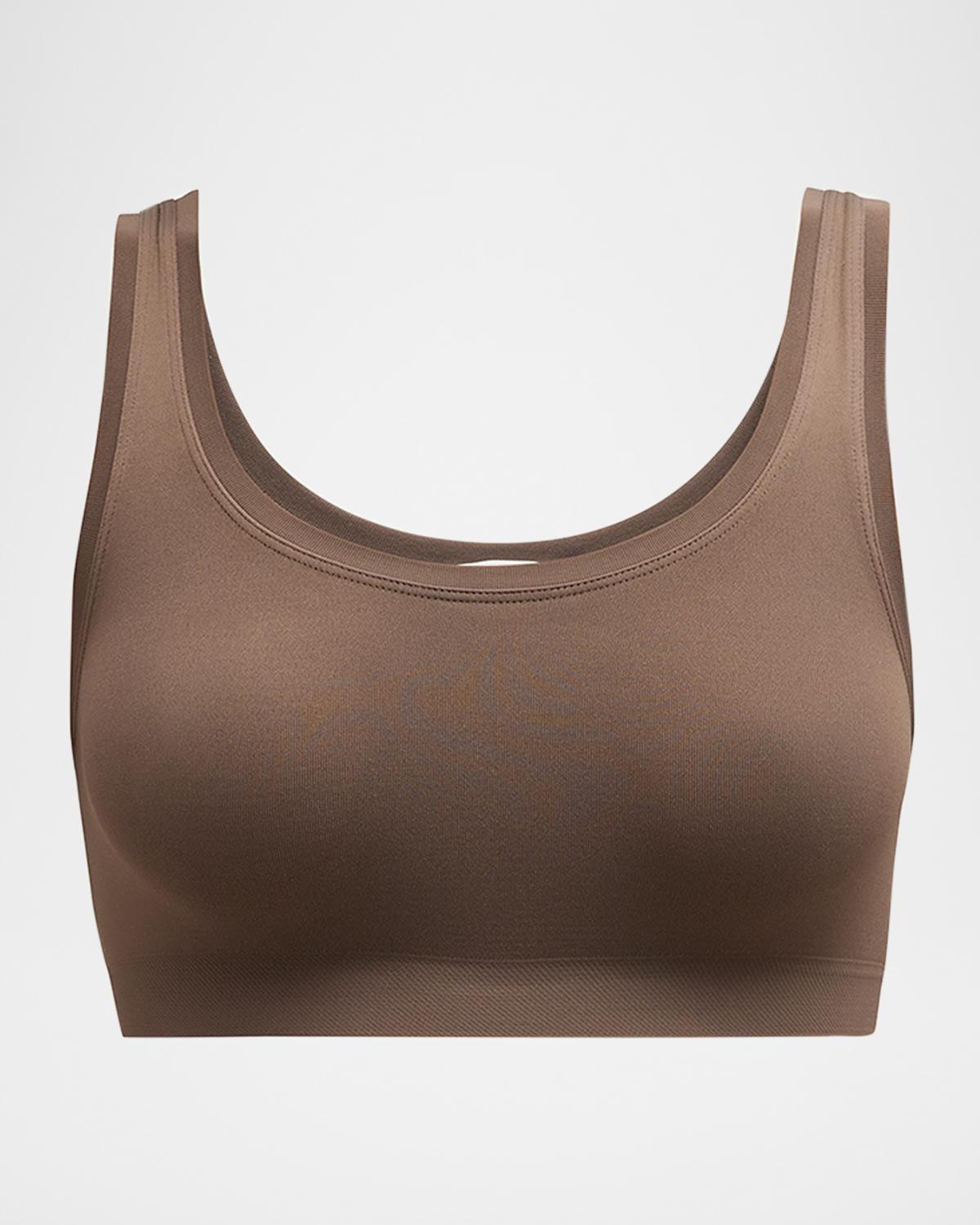 Hanro Touch Feeling Crop Top In Wood