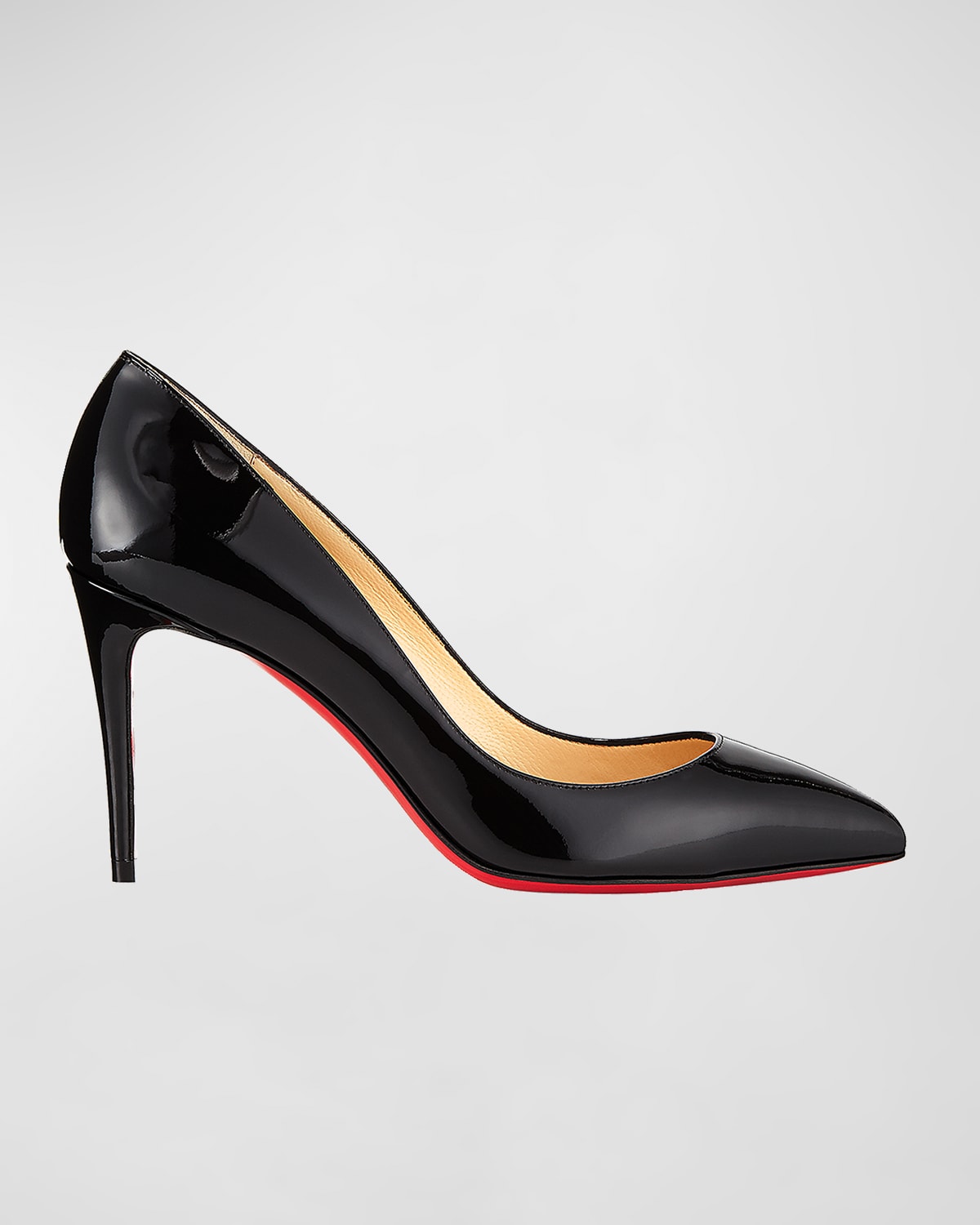 CHRISTIAN LOUBOUTIN PIGALLE FOLLIES 85MM PATENT RED SOLE PUMPS,PROD210820052
