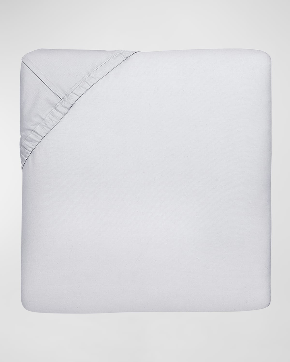 Sferra Queen Percale Fitted Sheet In Tin