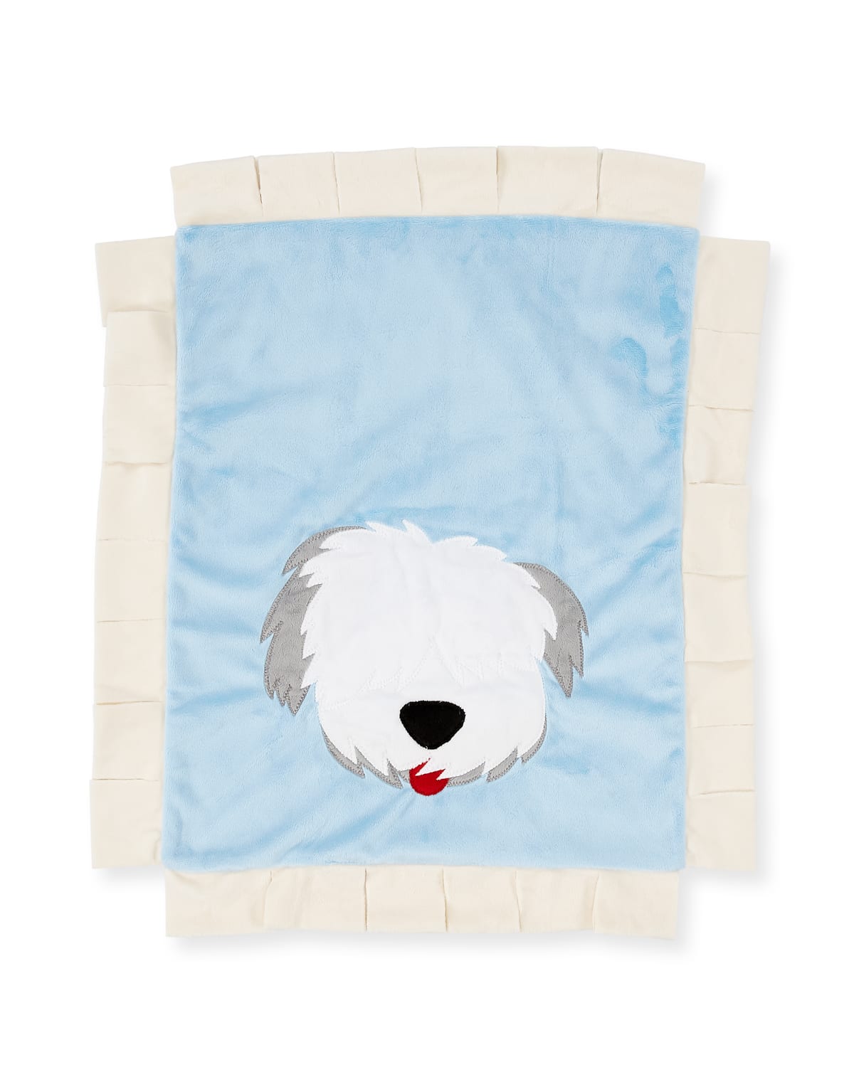 Boogie Baby Pup Love Plush Baby Blanket, Blue
