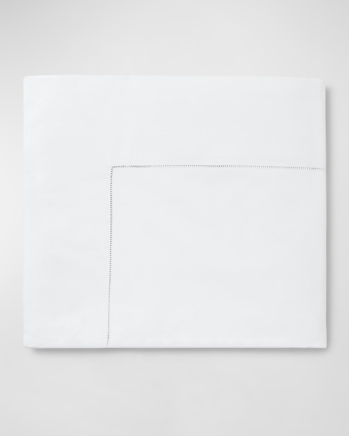 Sferra Celeste Flat Sheet, Full/queen In White