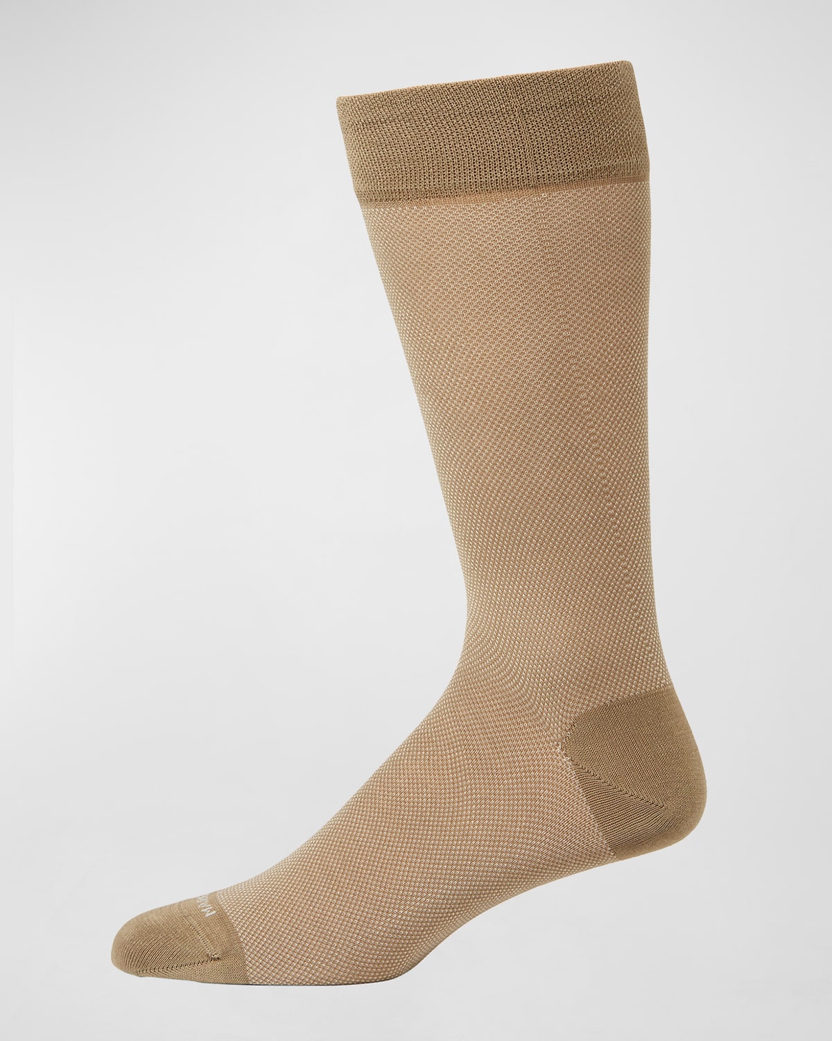 Marcoliani Microdot Cotton Socks In Khaki