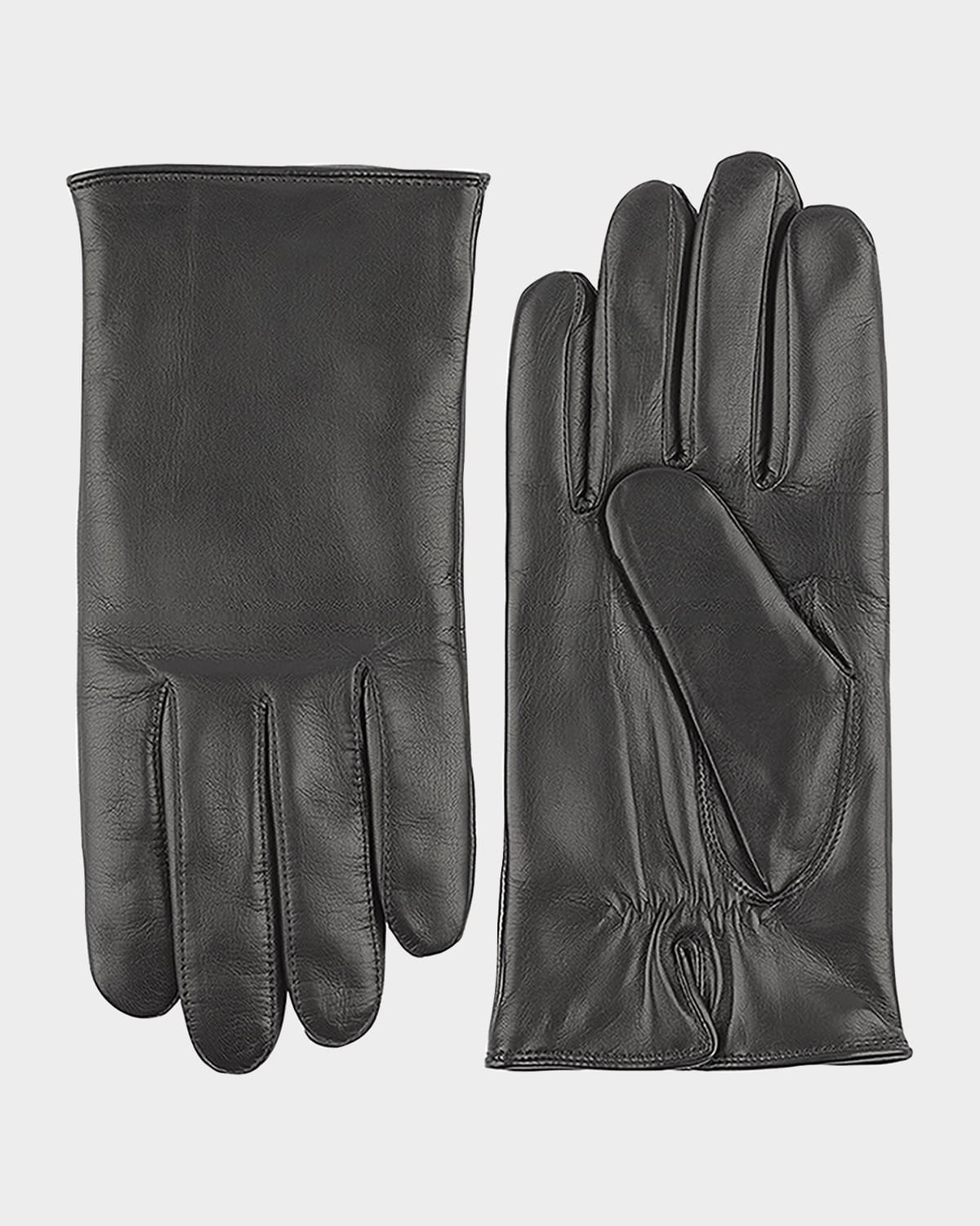 Hestra Gloves Men's Hairsheep Machine Plain Gloves In Black