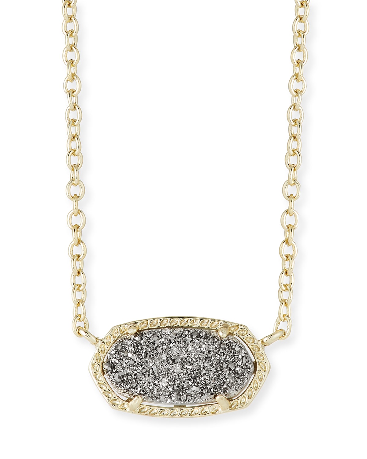 Kendra Scott Elisa Druzy Necklace In Abalone Shell