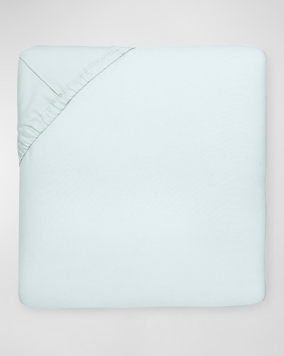 Sferra Celeste Fitted Sheet, King In Aquamarine