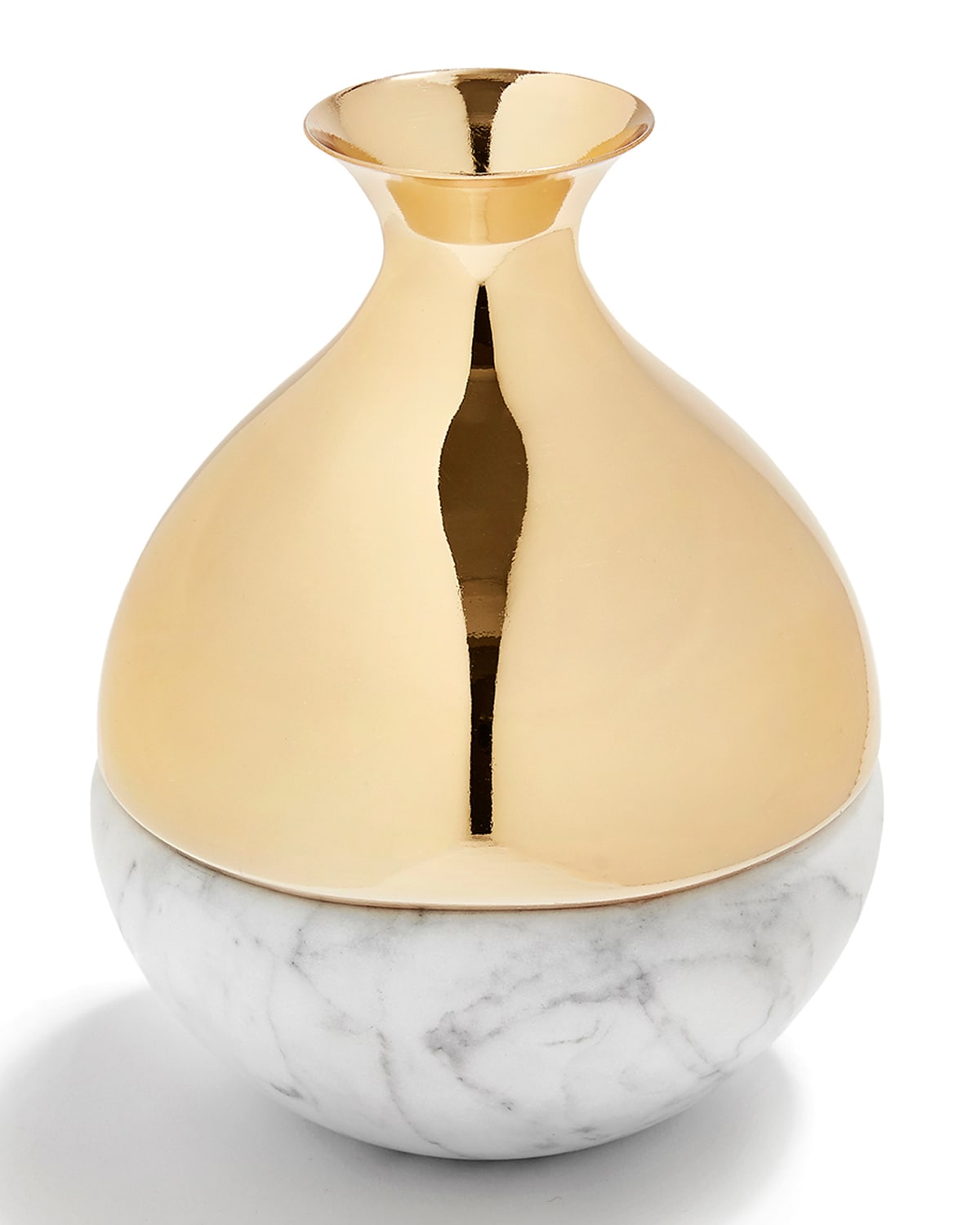 Shop Anna New York Dual Bud Vase In Gold